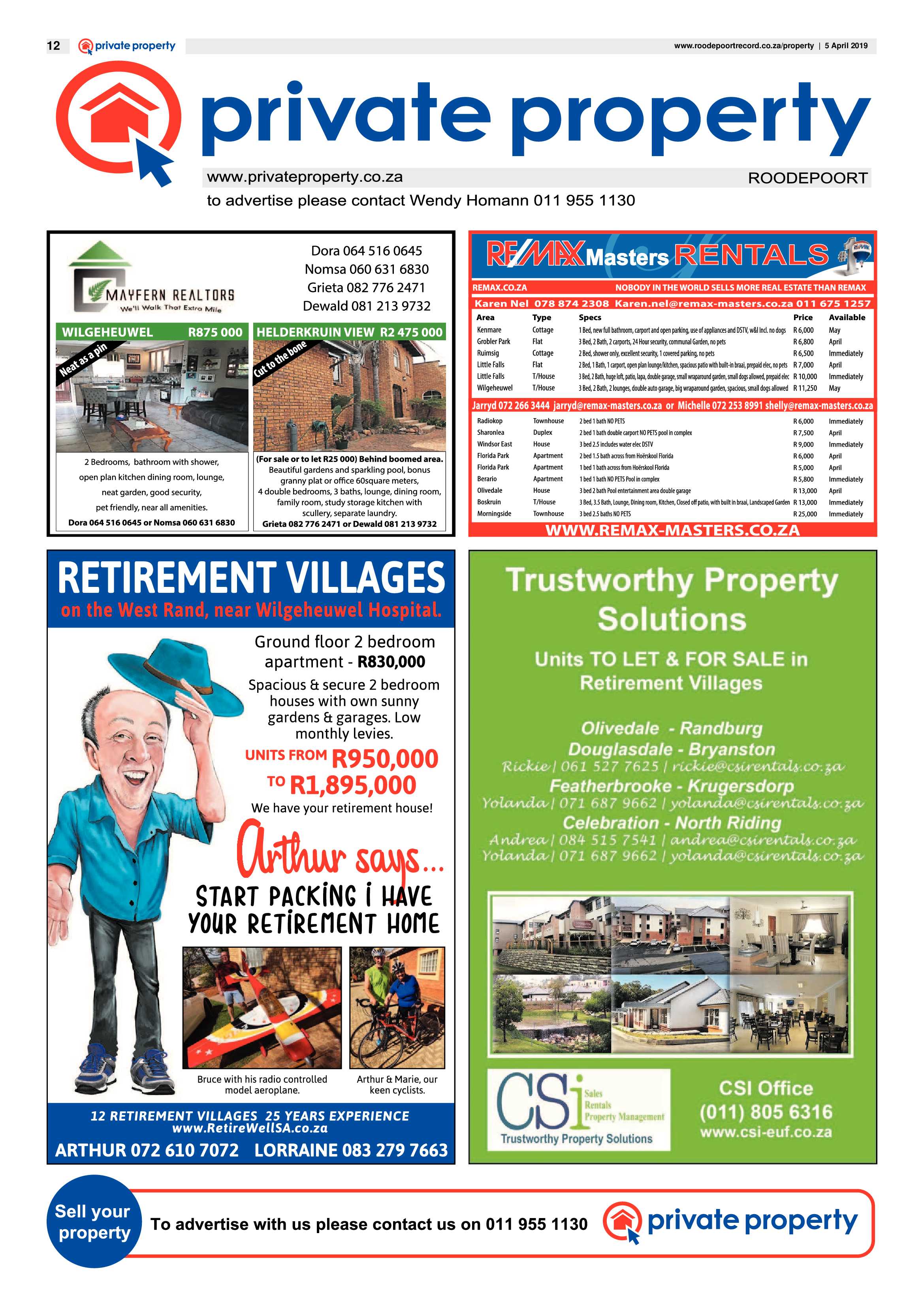 Roodepoort Record 5 April 2019 page 12