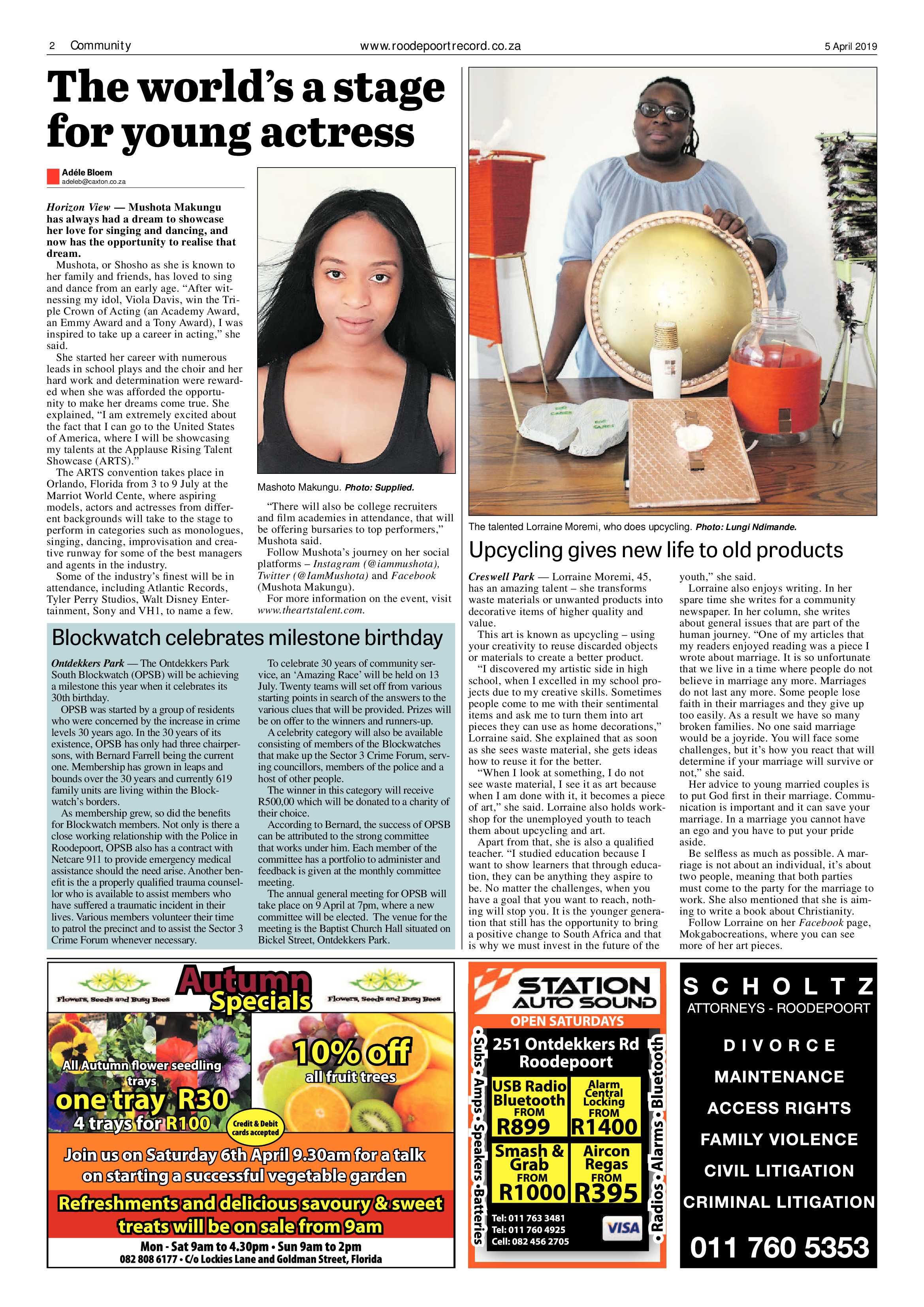 Roodepoort Record 5 April 2019 page 2