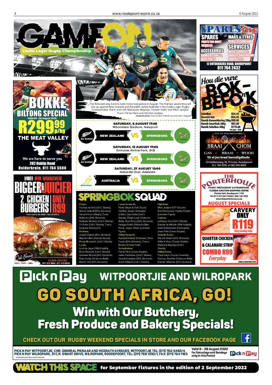 Roodepoort Record 5 August 2022 page 4