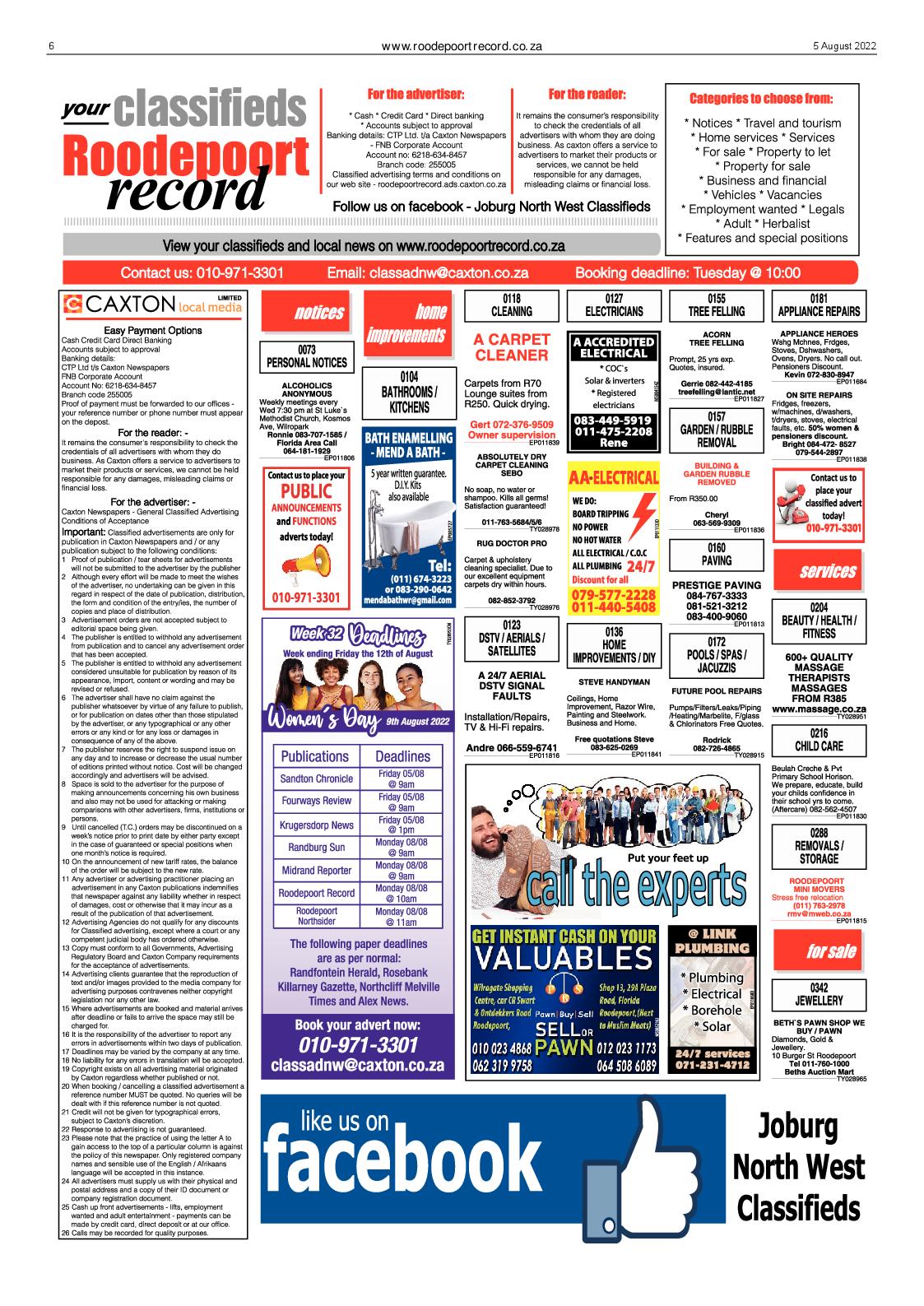 Roodepoort Record 5 August 2022 page 6