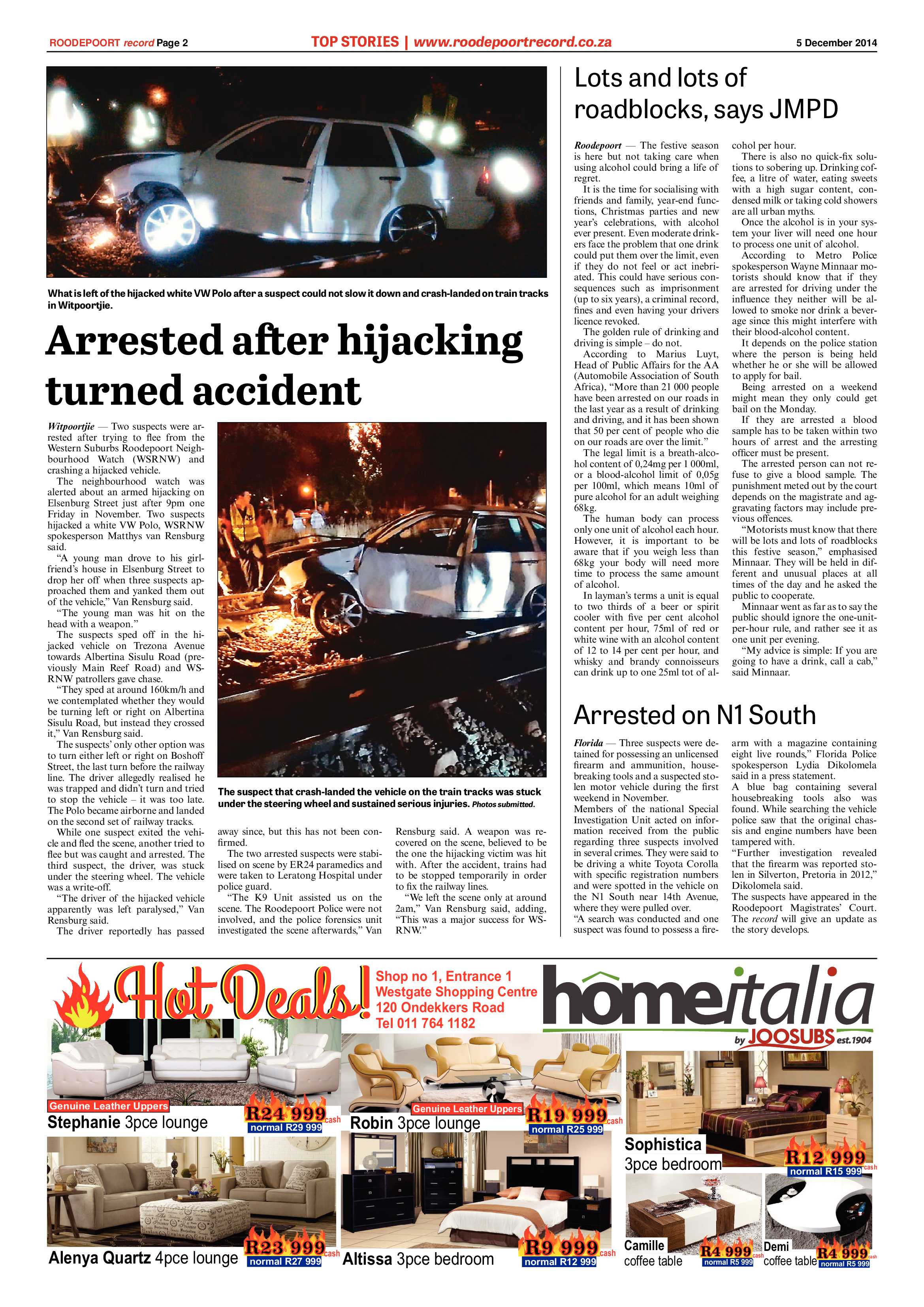 Roodepoort Record 5 December 2014 page 2