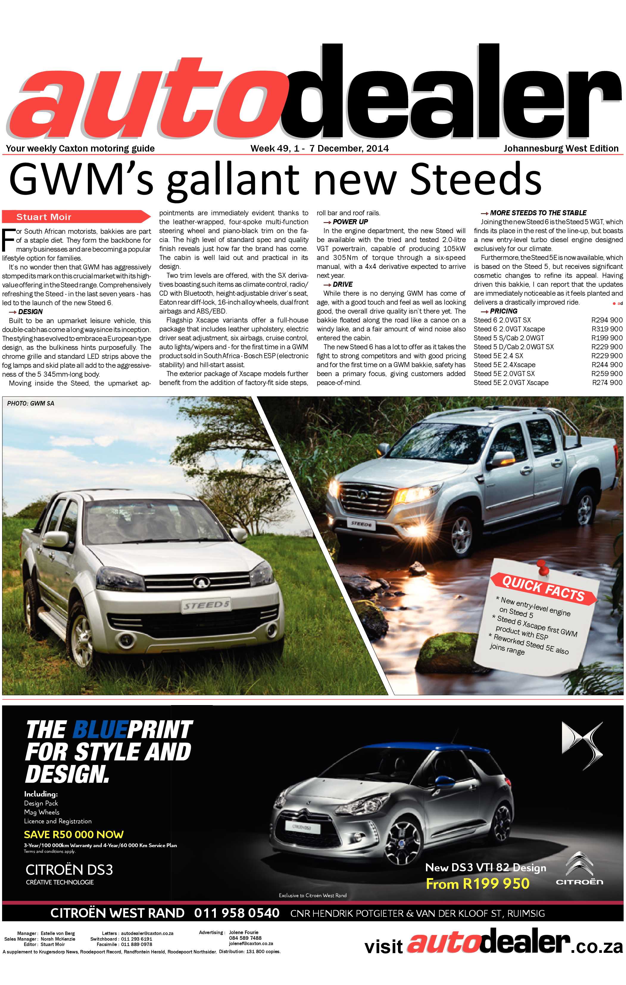 Roodepoort Record 5 December 2014 page 25