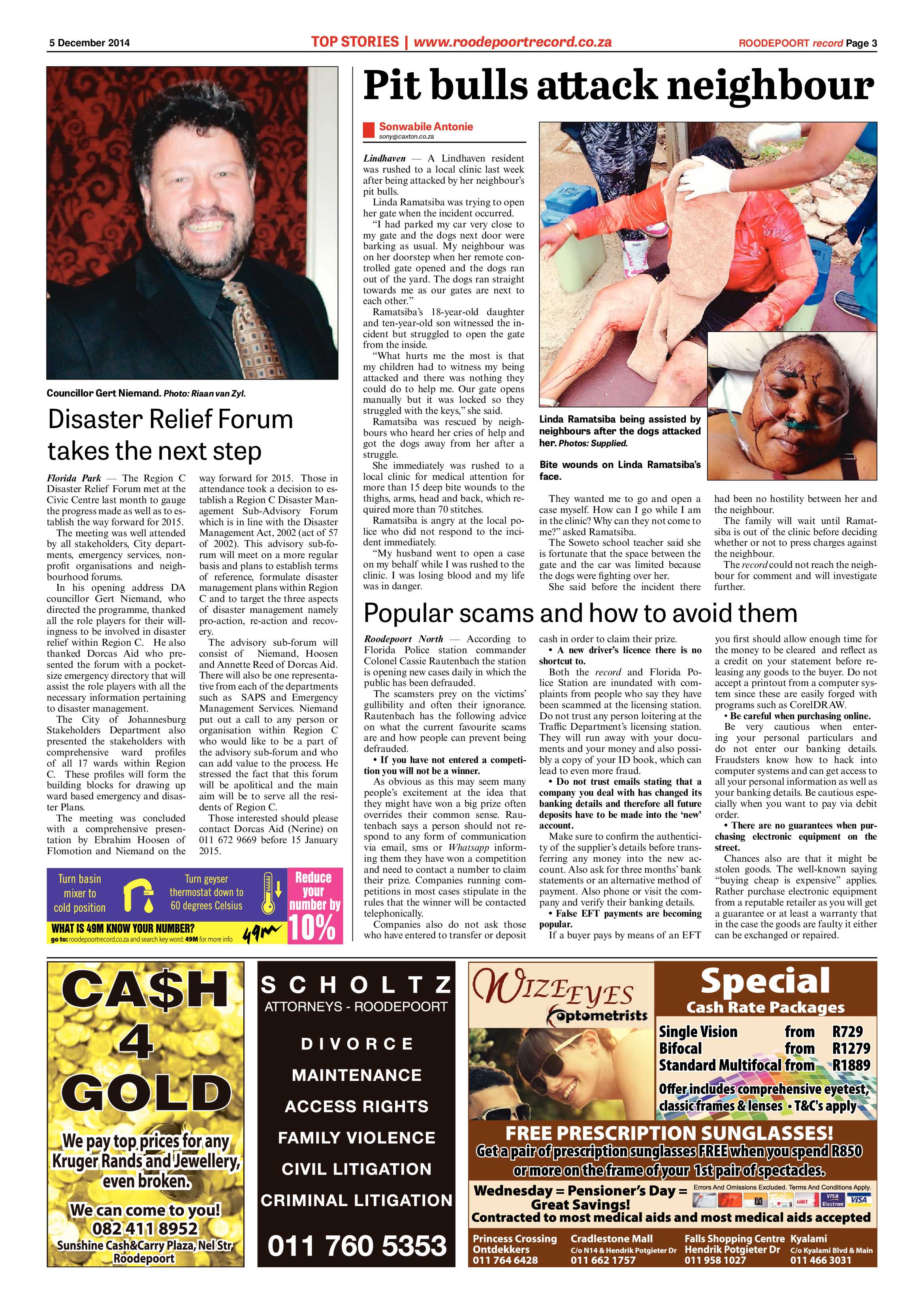 Roodepoort Record 5 December 2014 page 3
