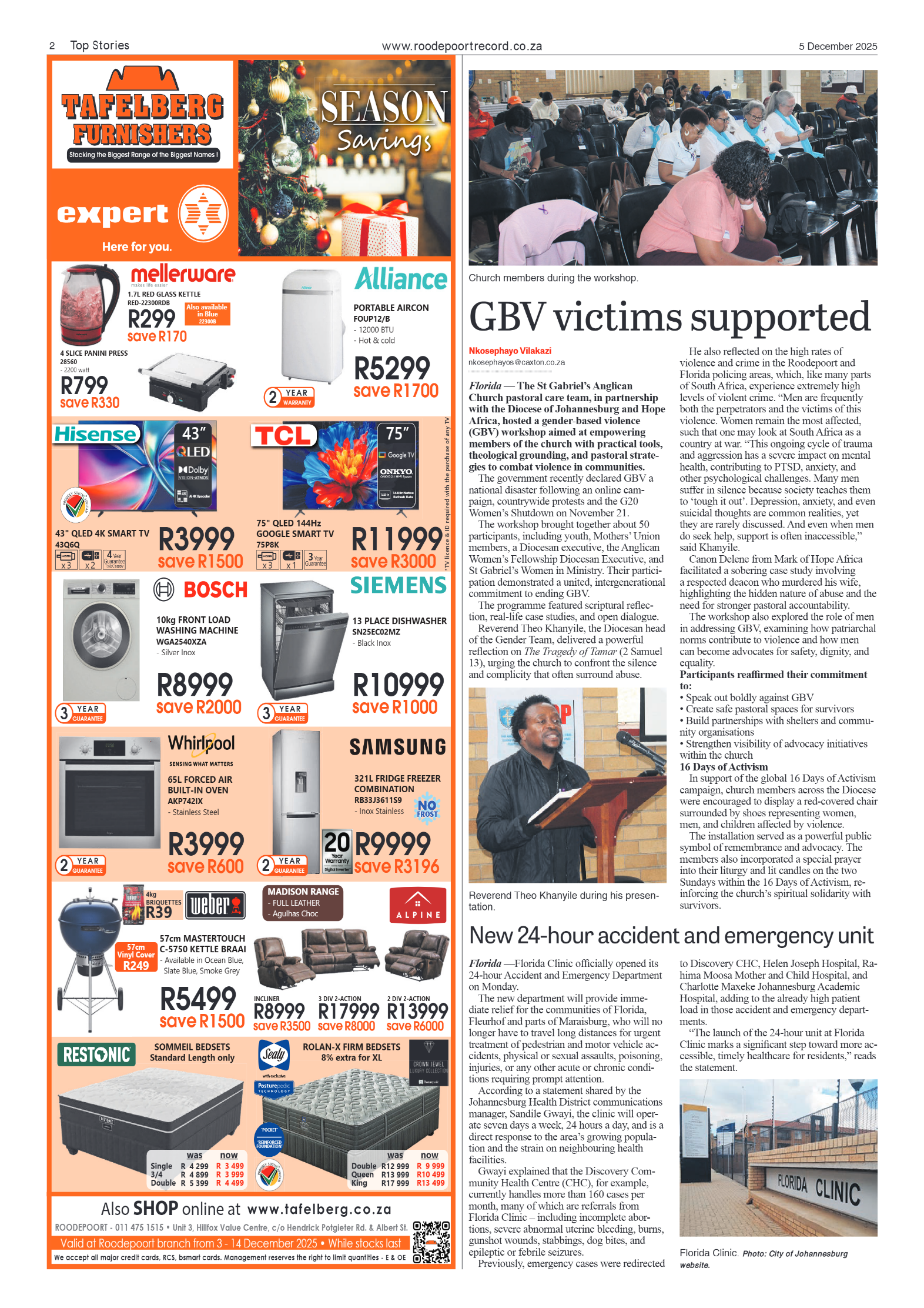 Roodepoort Record 5 December 2025 page 2