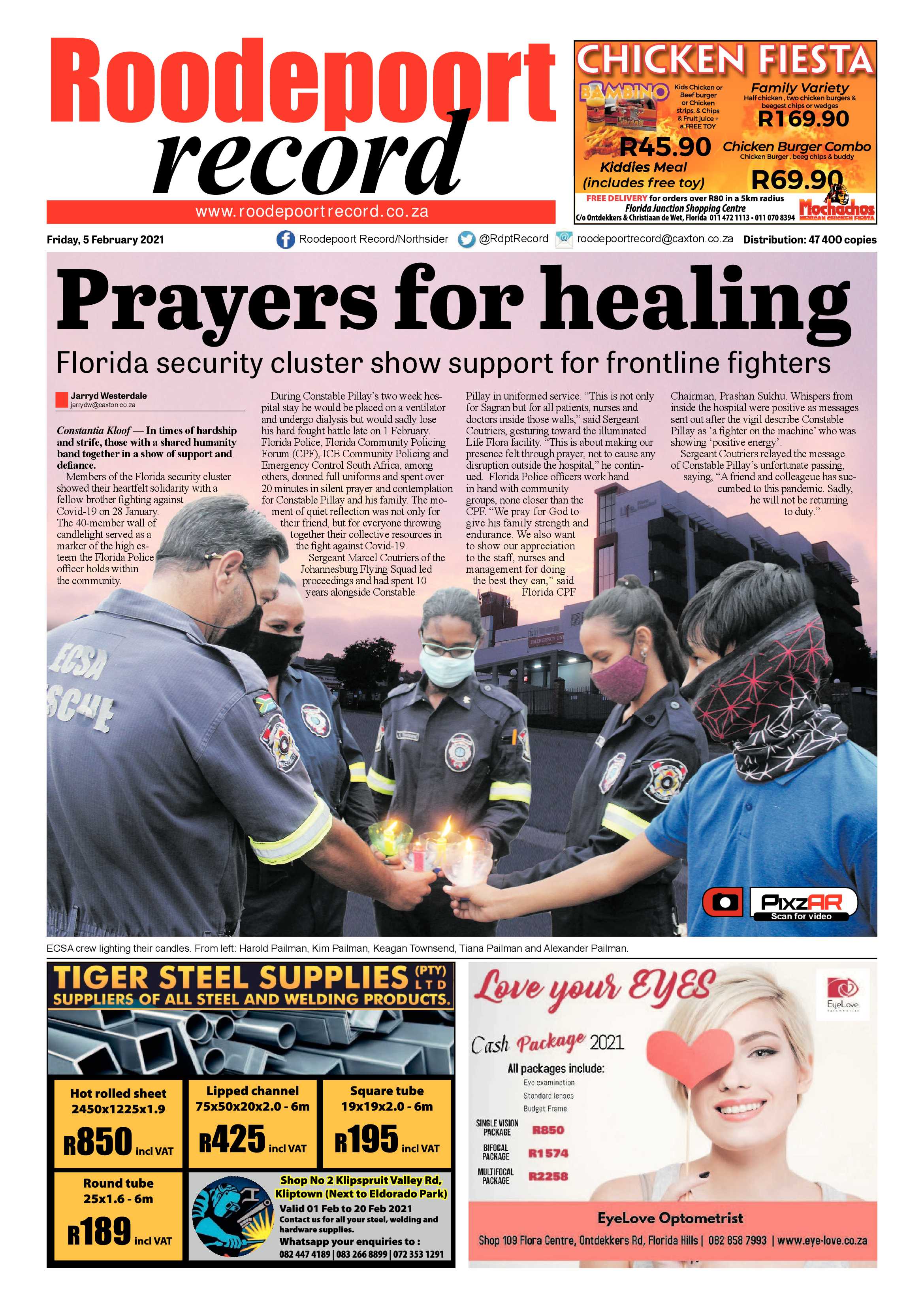 Roodepoort Record 5 February 2021 page 1