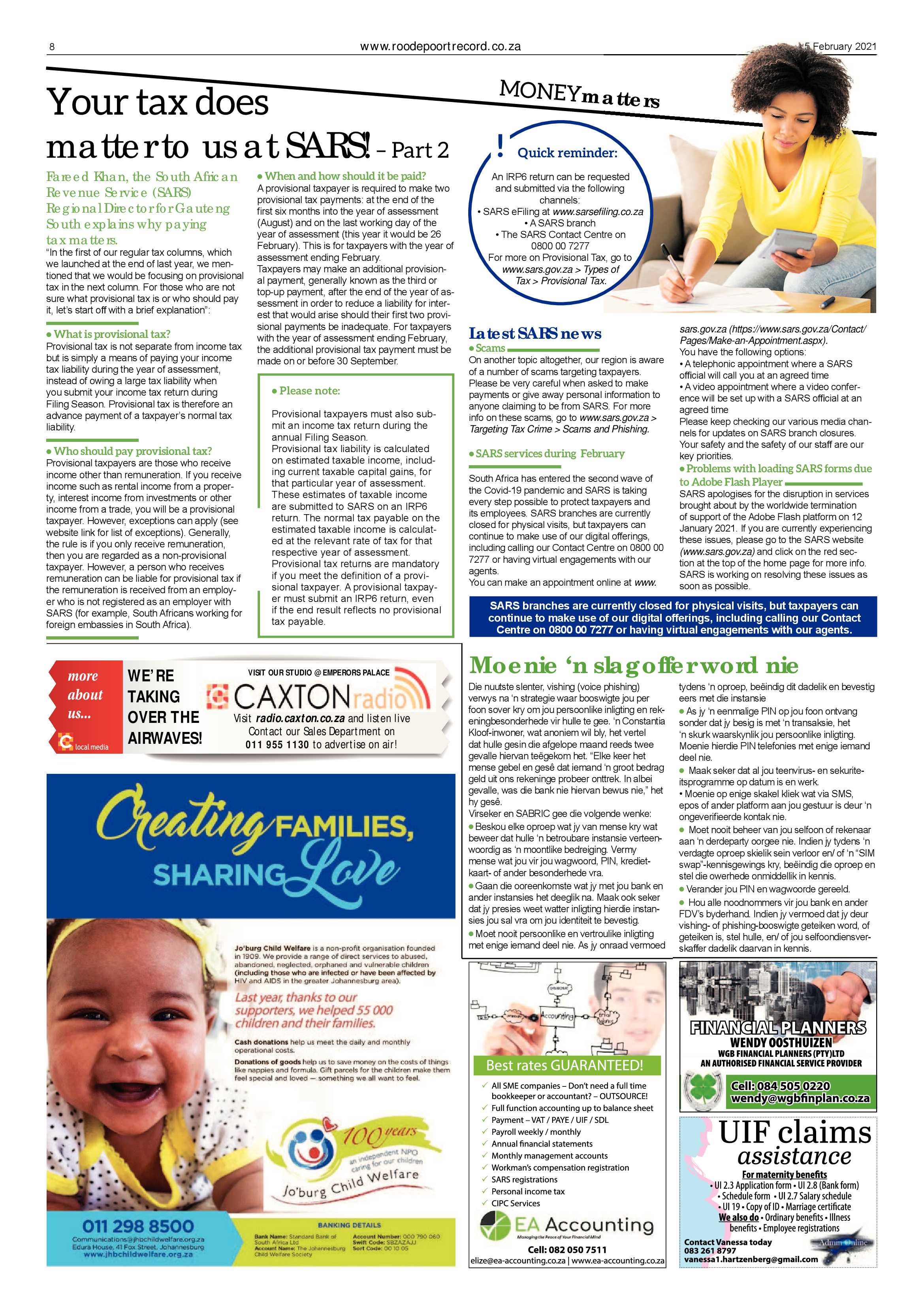 Roodepoort Record 5 February 2021 page 8