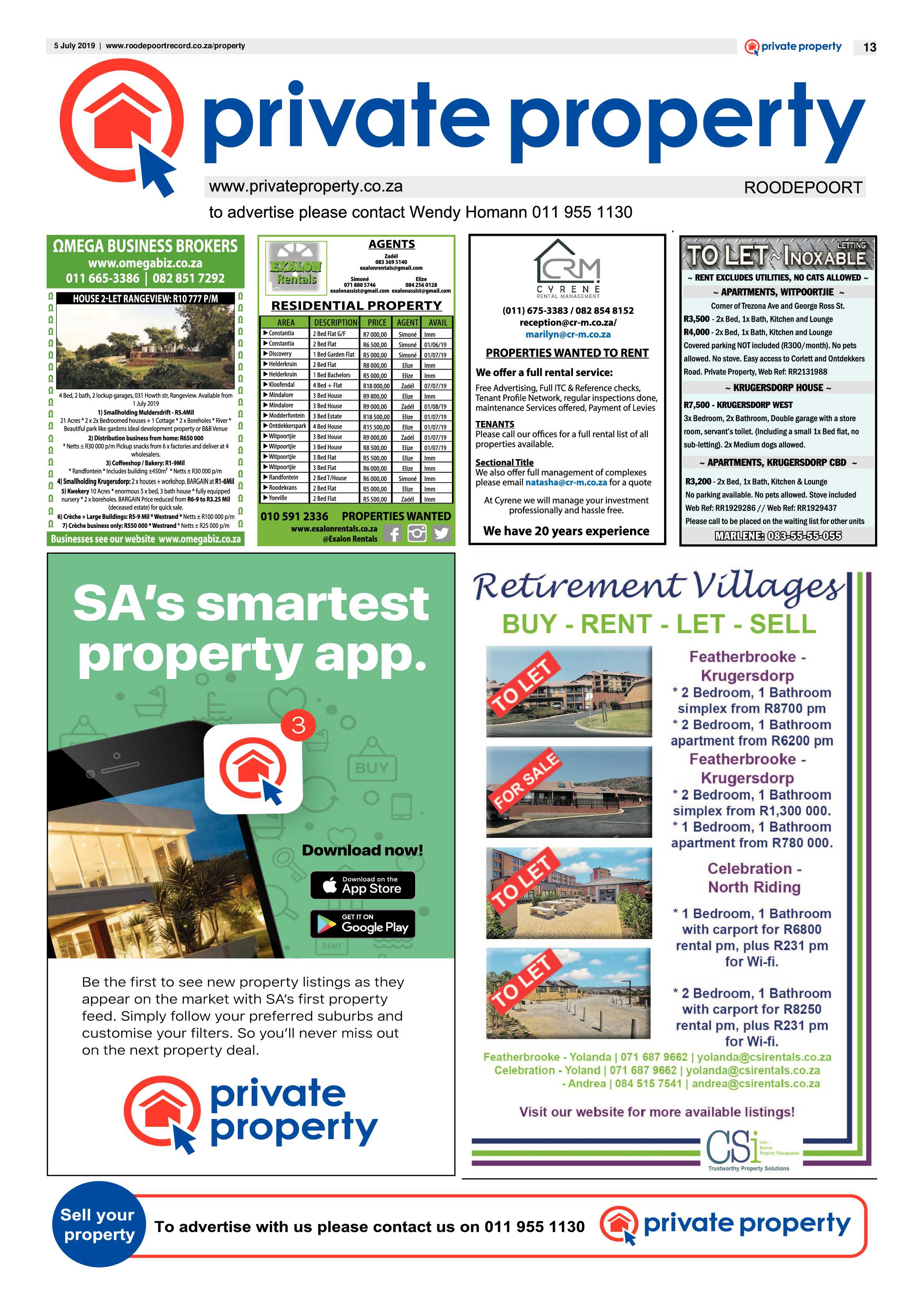 Roodepoort Record 5 July 2019 page 13