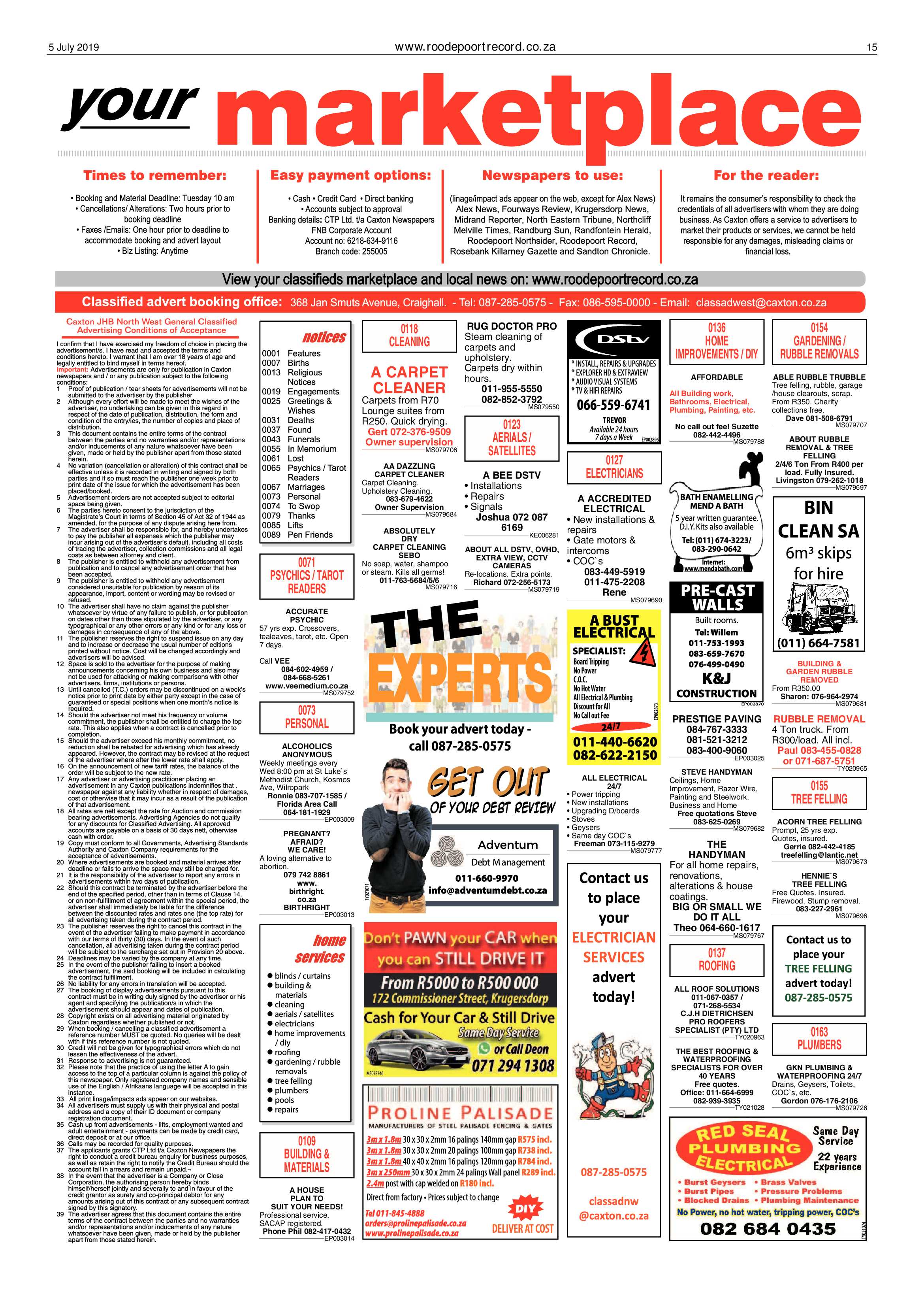 Roodepoort Record 5 July 2019 page 15