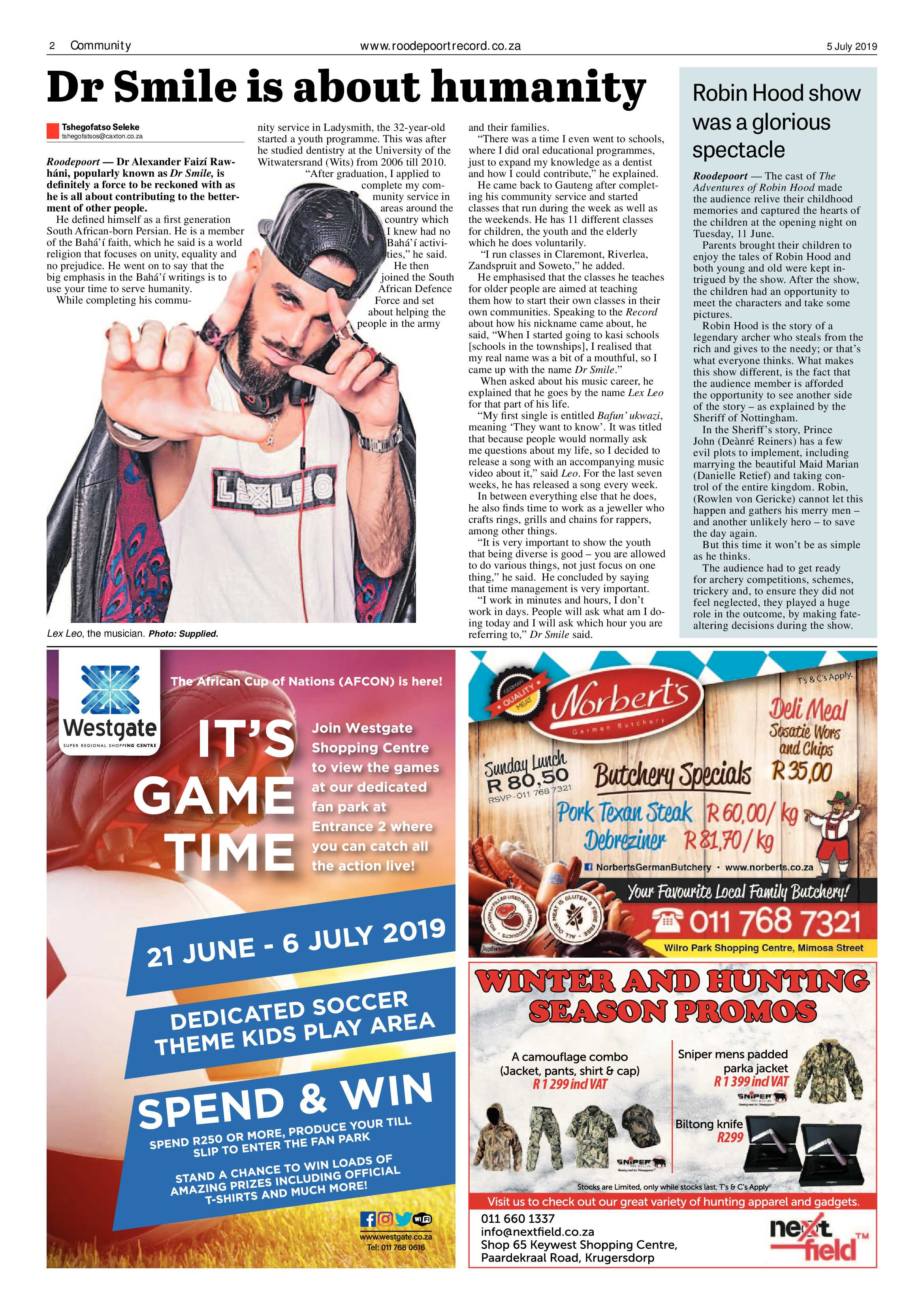 Roodepoort Record 5 July 2019 page 2