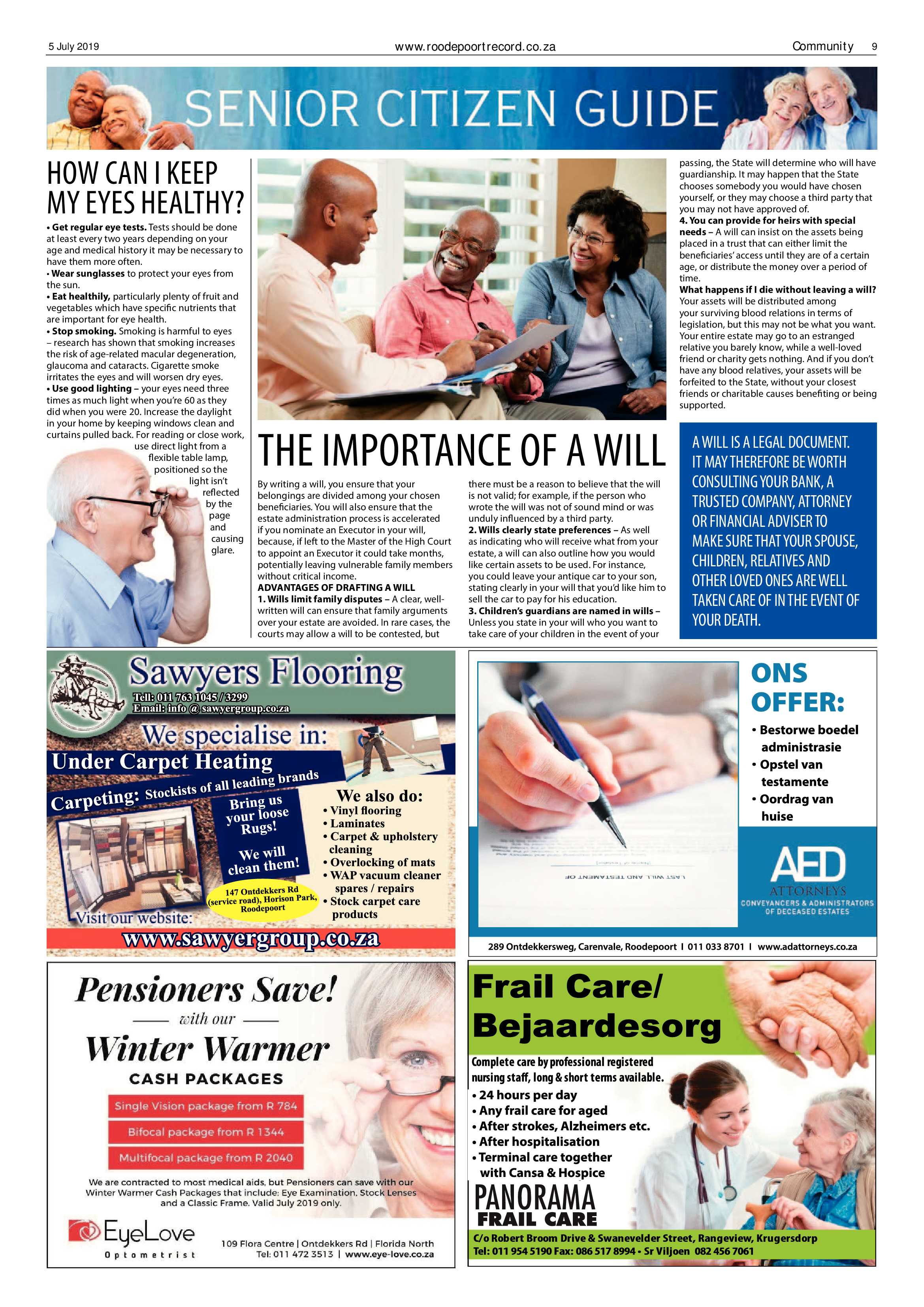 Roodepoort Record 5 July 2019 page 9