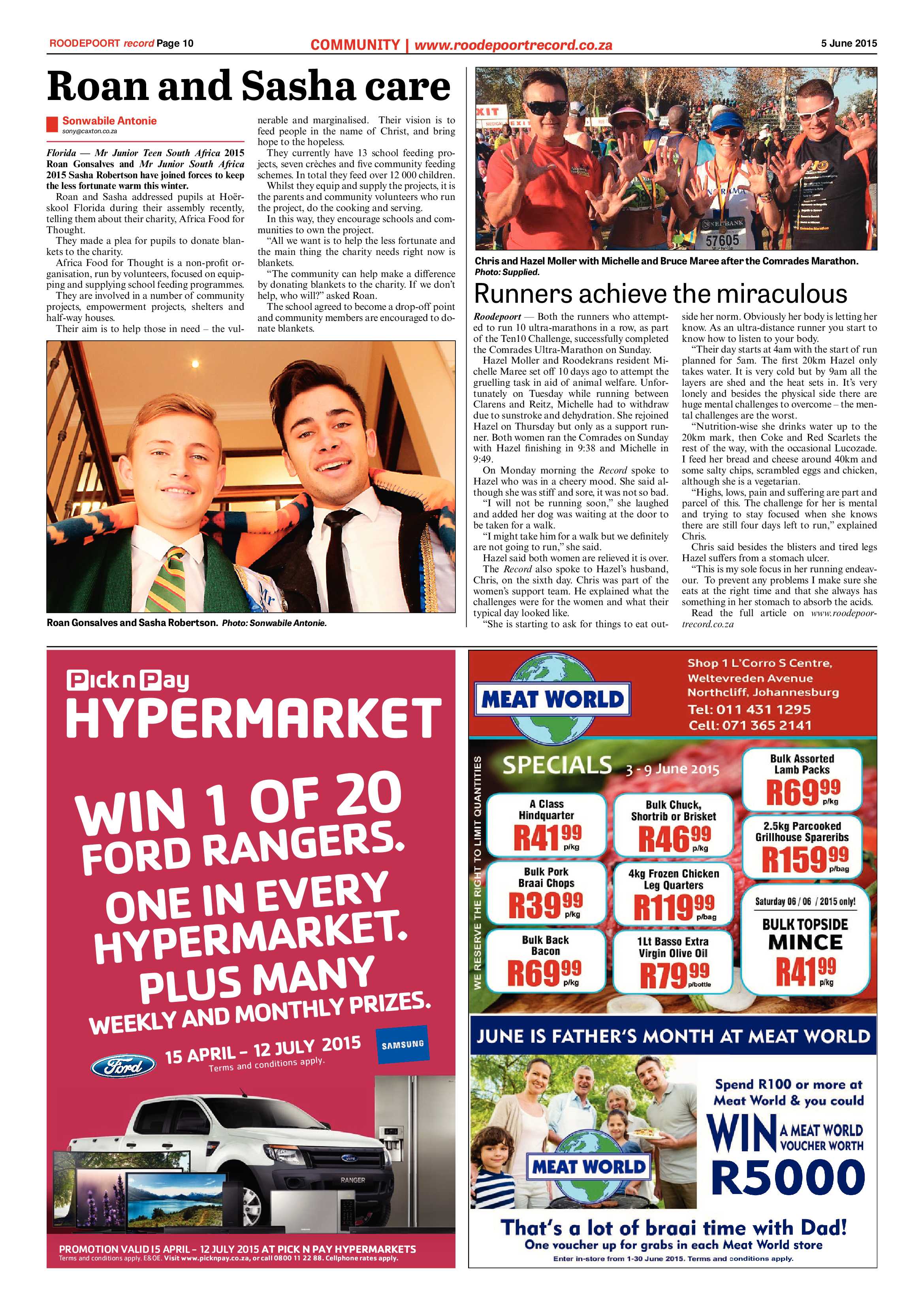 Roodepoort Record 5 June 2015 page 10