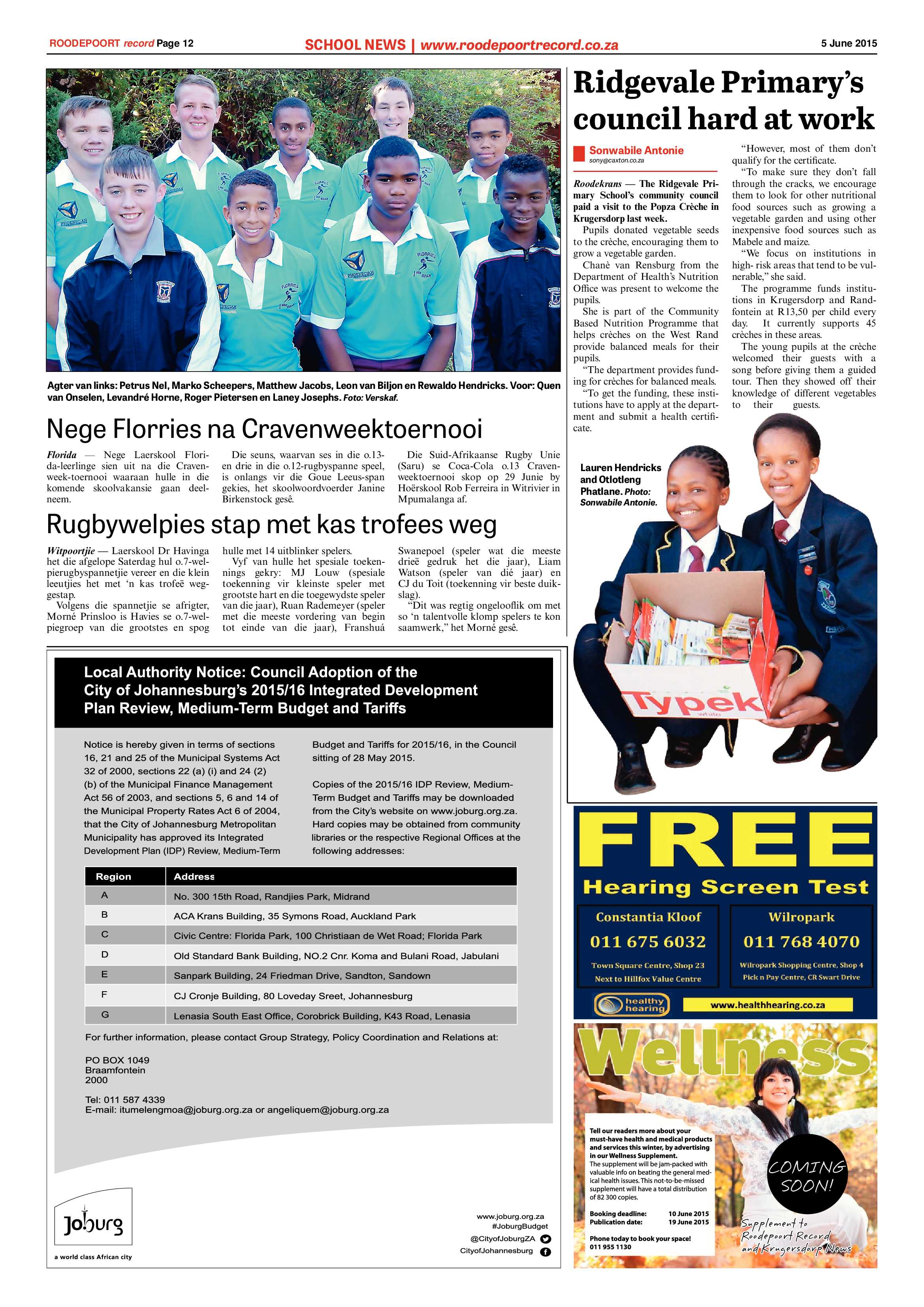 Roodepoort Record 5 June 2015 page 16
