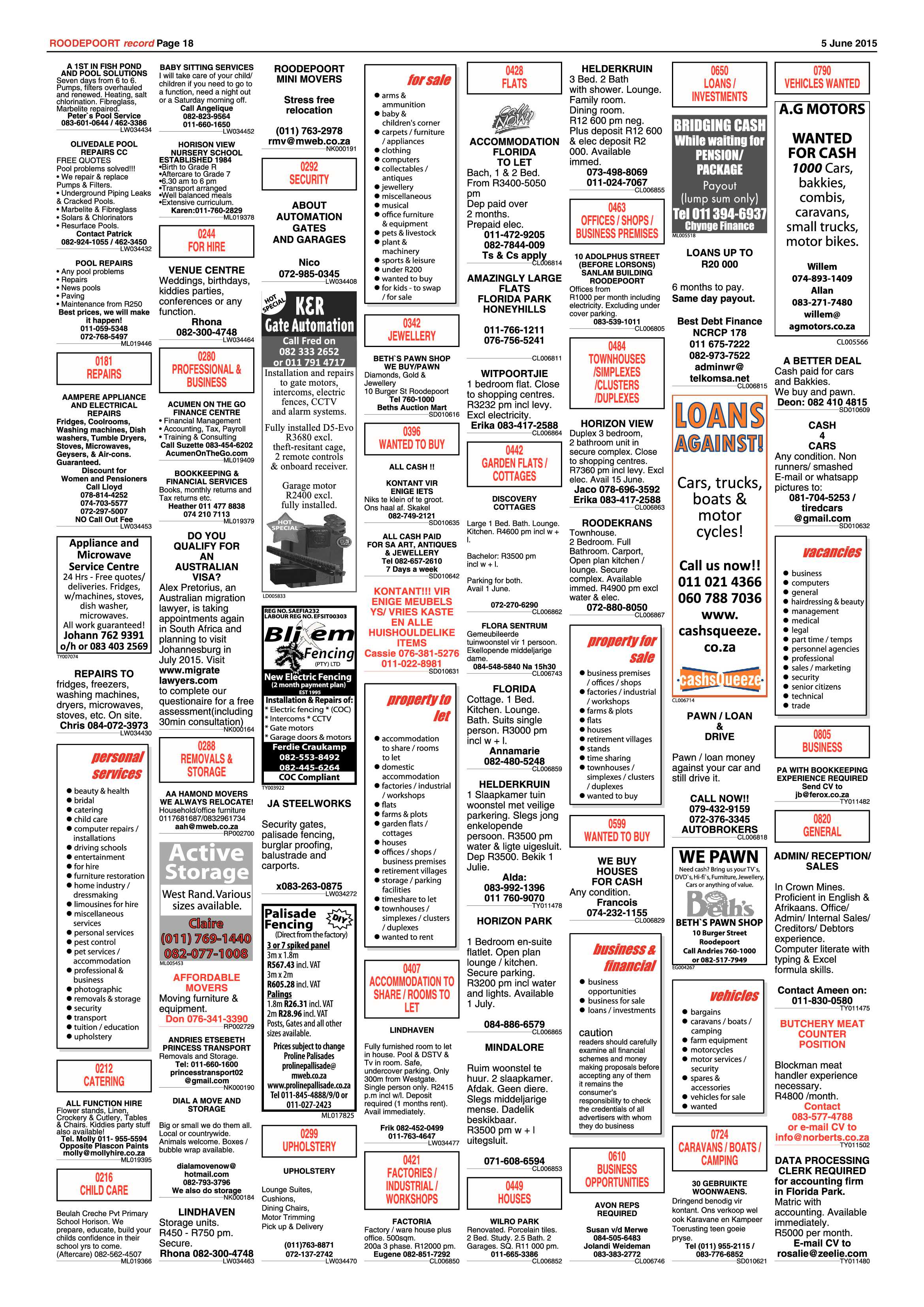 Roodepoort Record 5 June 2015 page 22