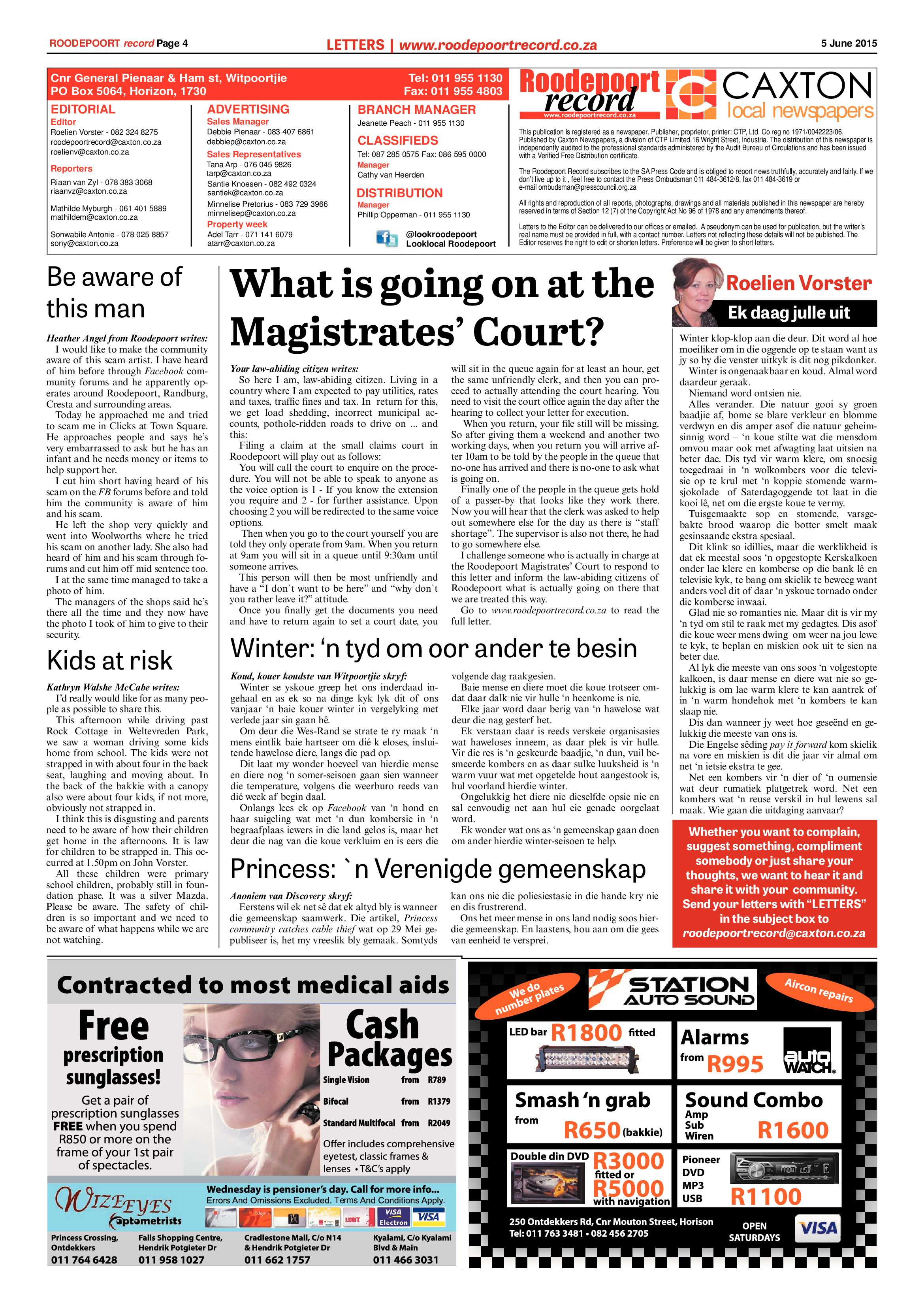 Roodepoort Record 5 June 2015 page 4