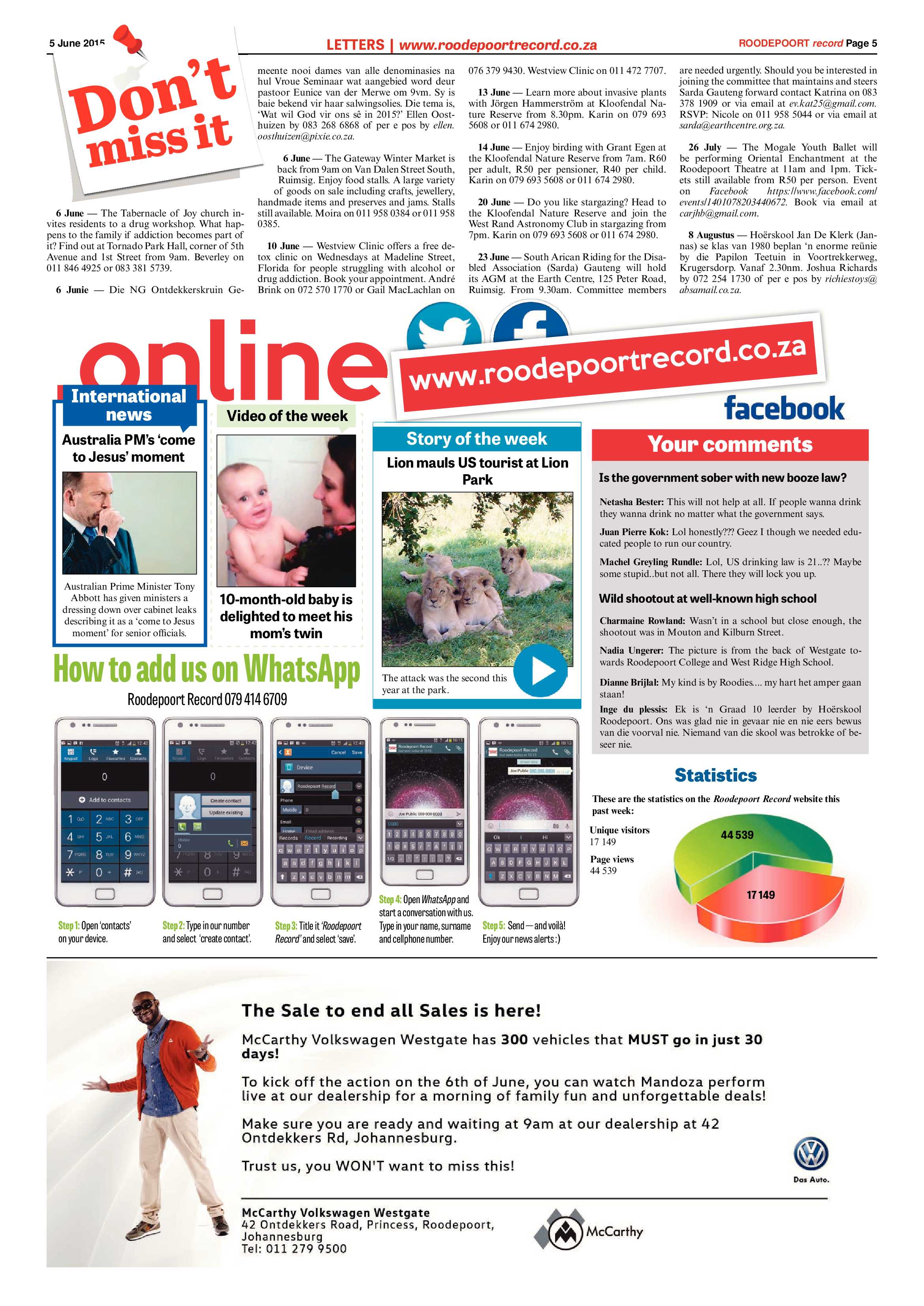 Roodepoort Record 5 June 2015 page 5