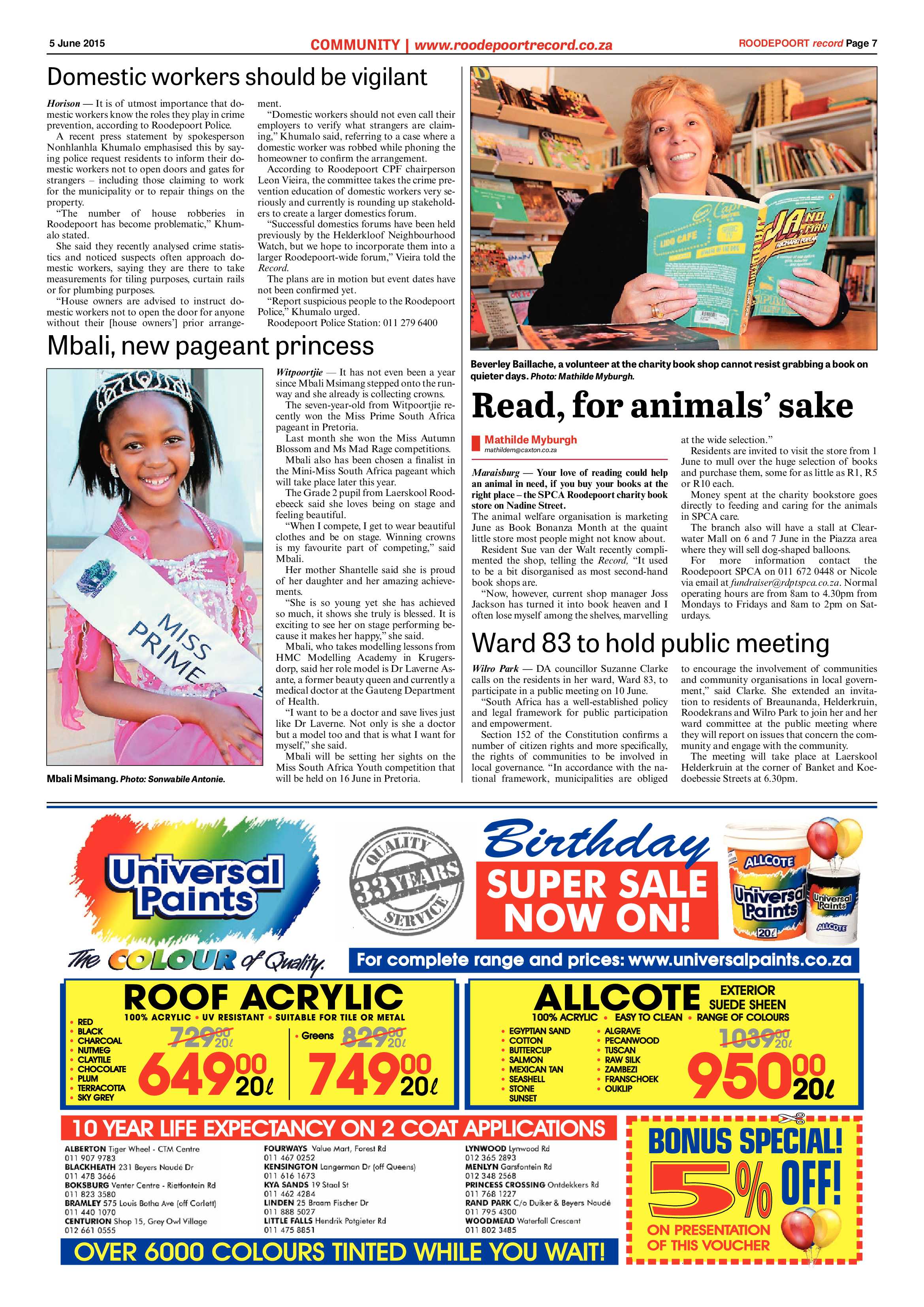Roodepoort Record 5 June 2015 page 7