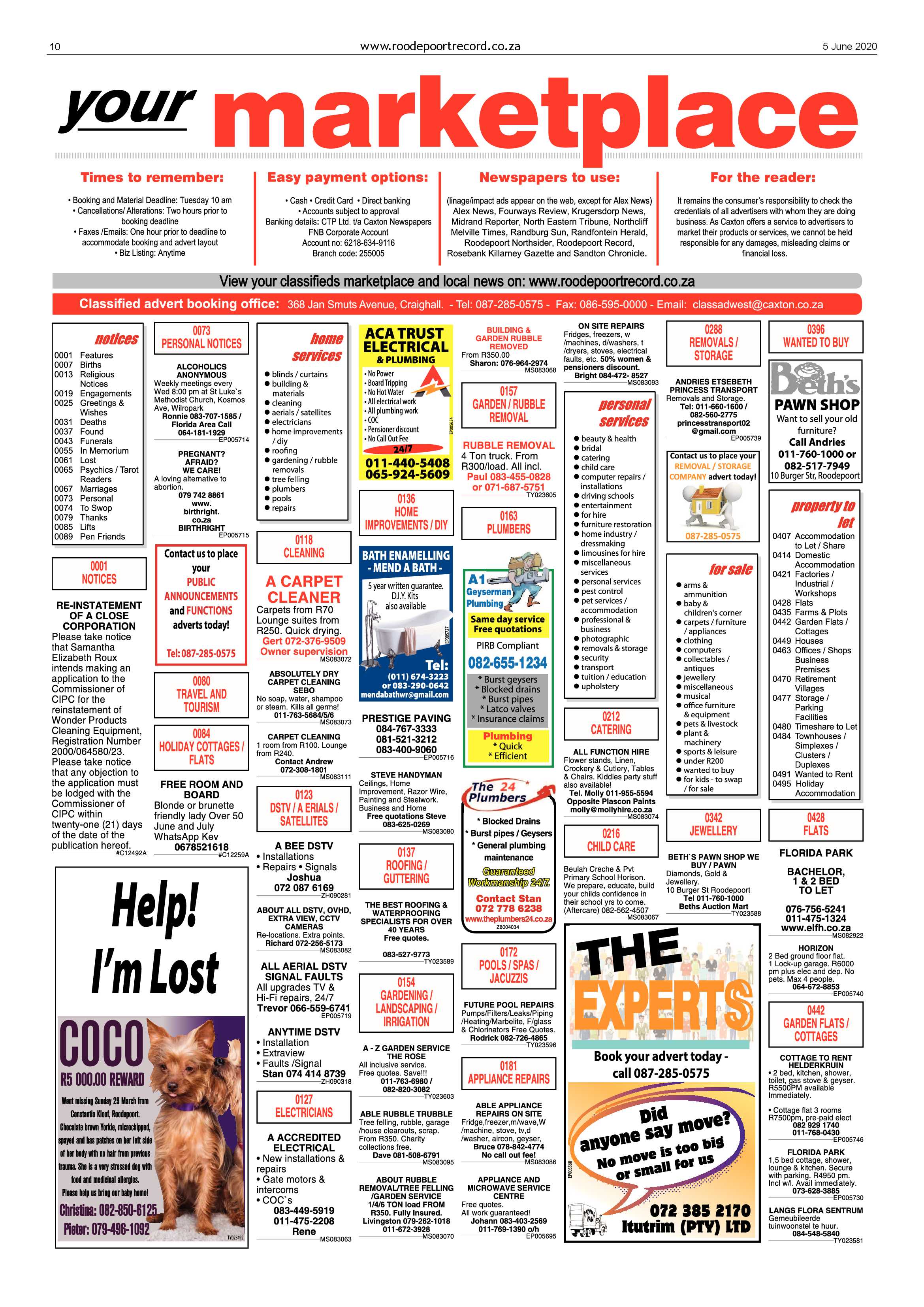 Roodepoort Record 5 June 2020 page 10