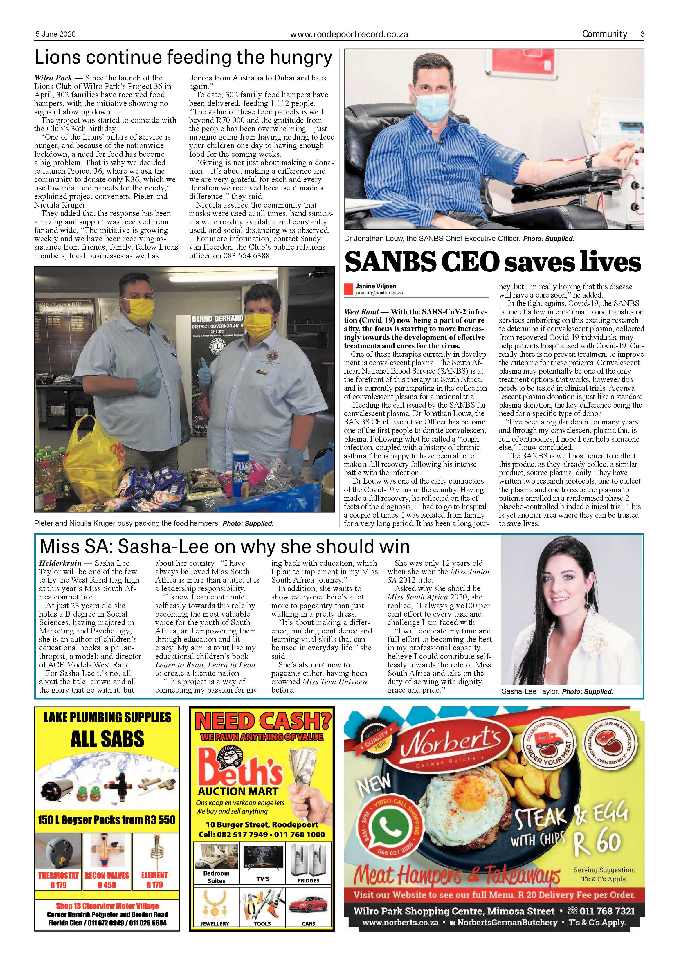Roodepoort Record 5 June 2020 page 3