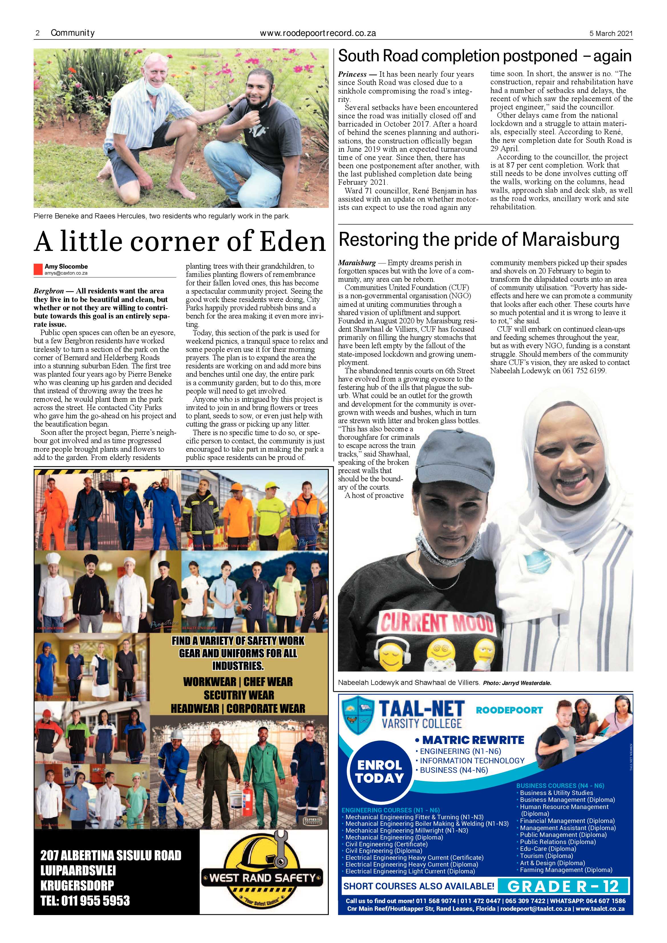 Roodepoort Record 5 March 2021 page 2