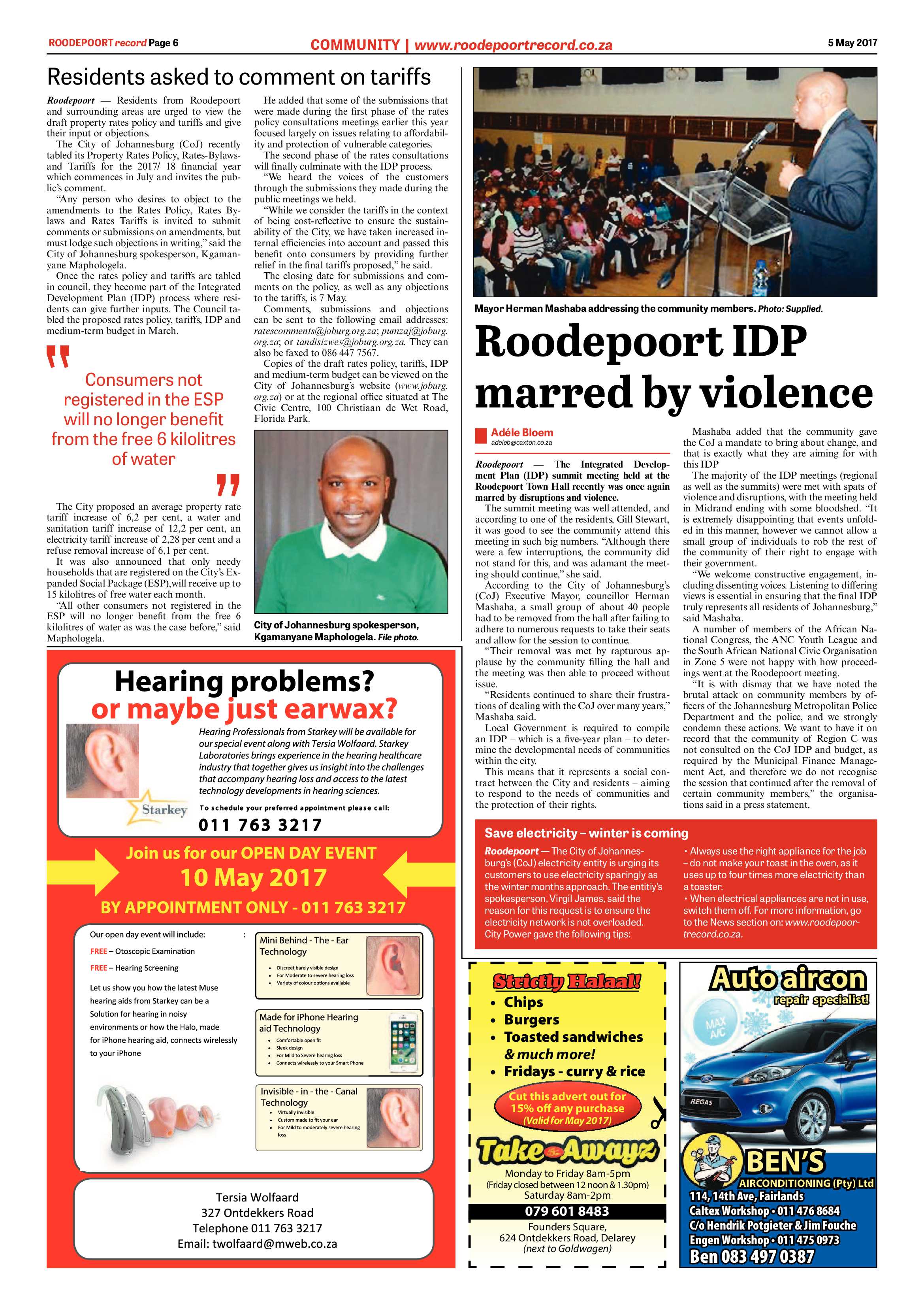 Roodepoort Record 5 May 2017 page 6