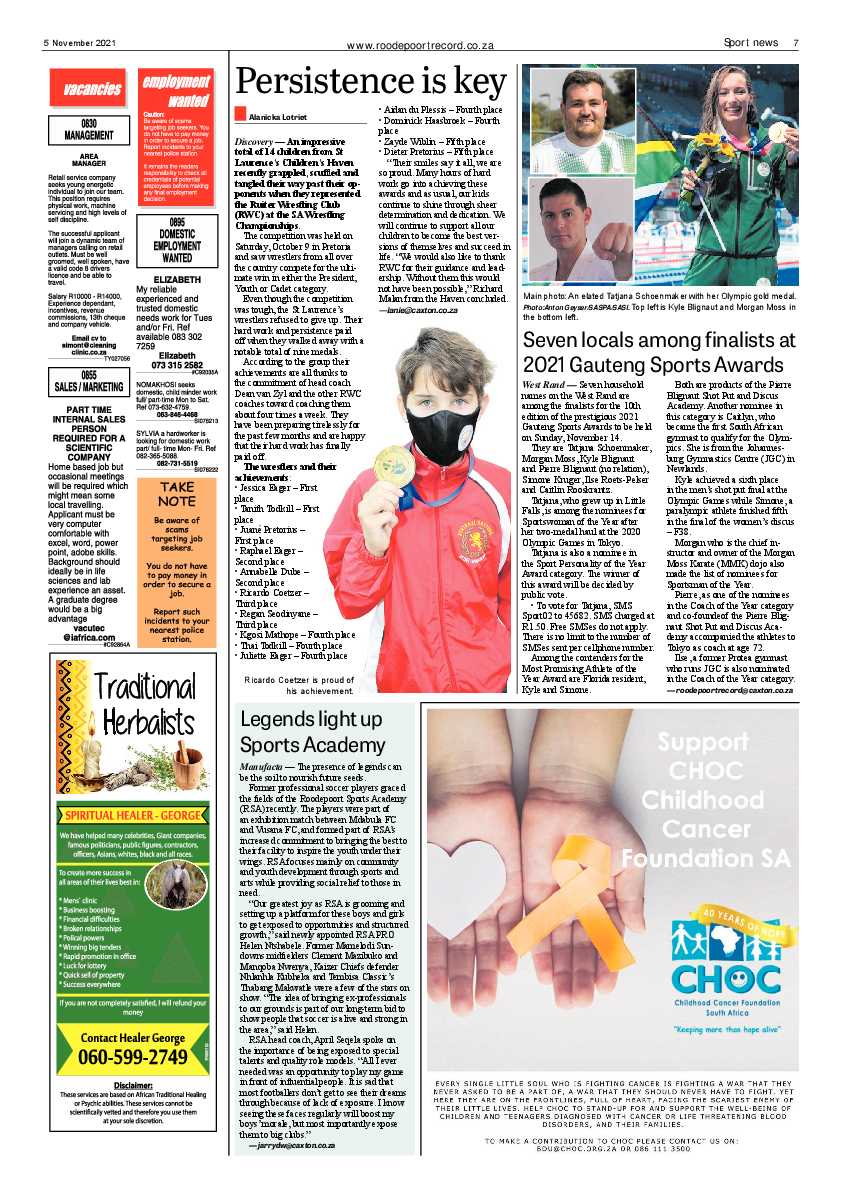 Roodepoort Record 5 November 2021 page 7