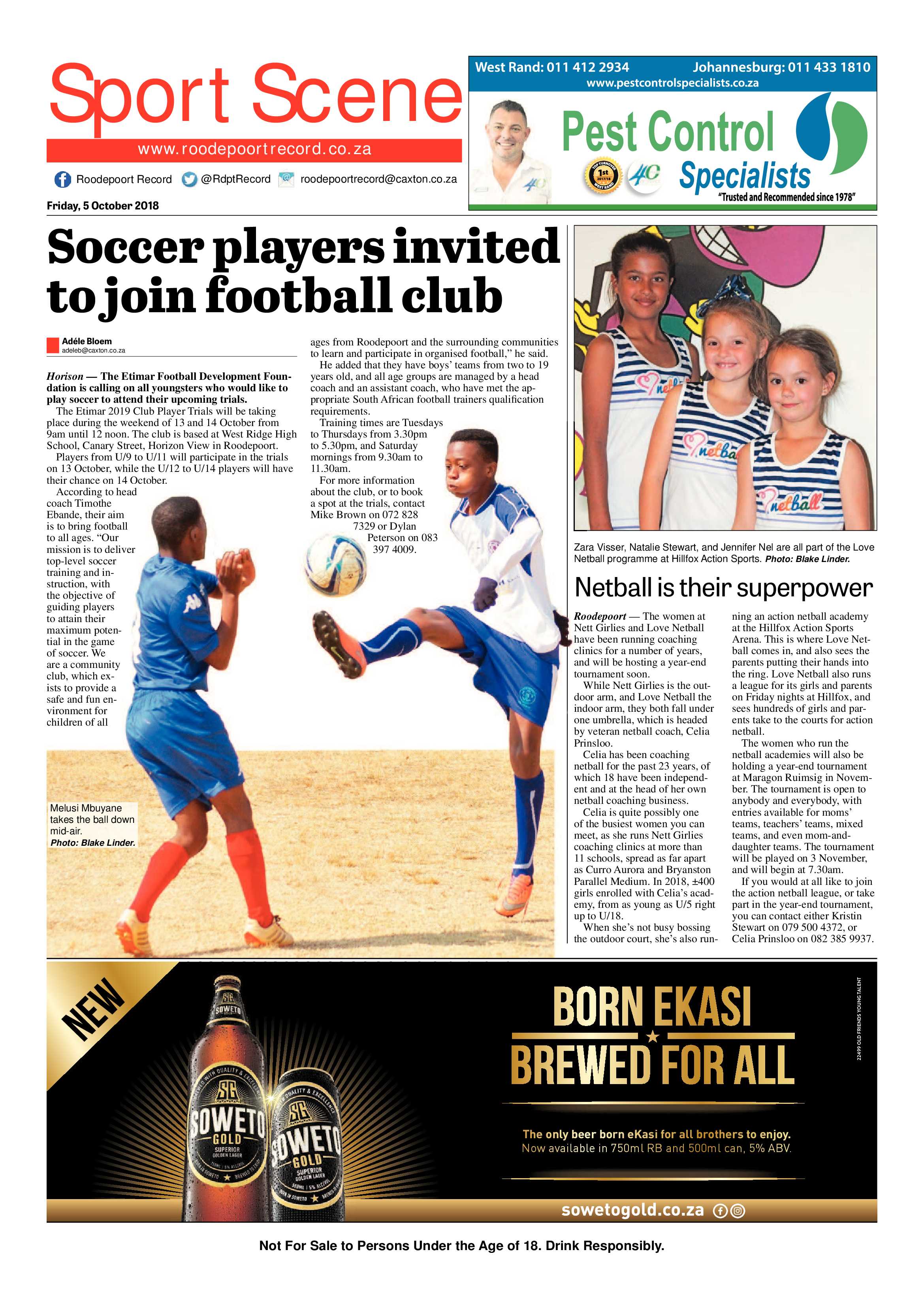 Roodepoort Record 5 October 2018 page 20