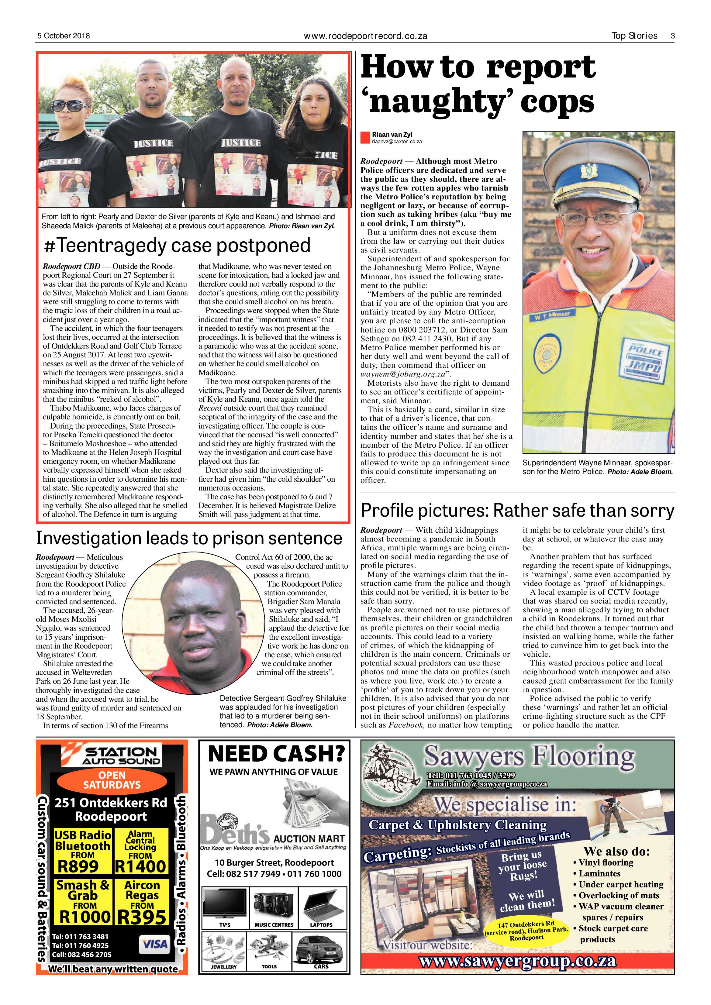 Roodepoort Record 5 October 2018 page 3
