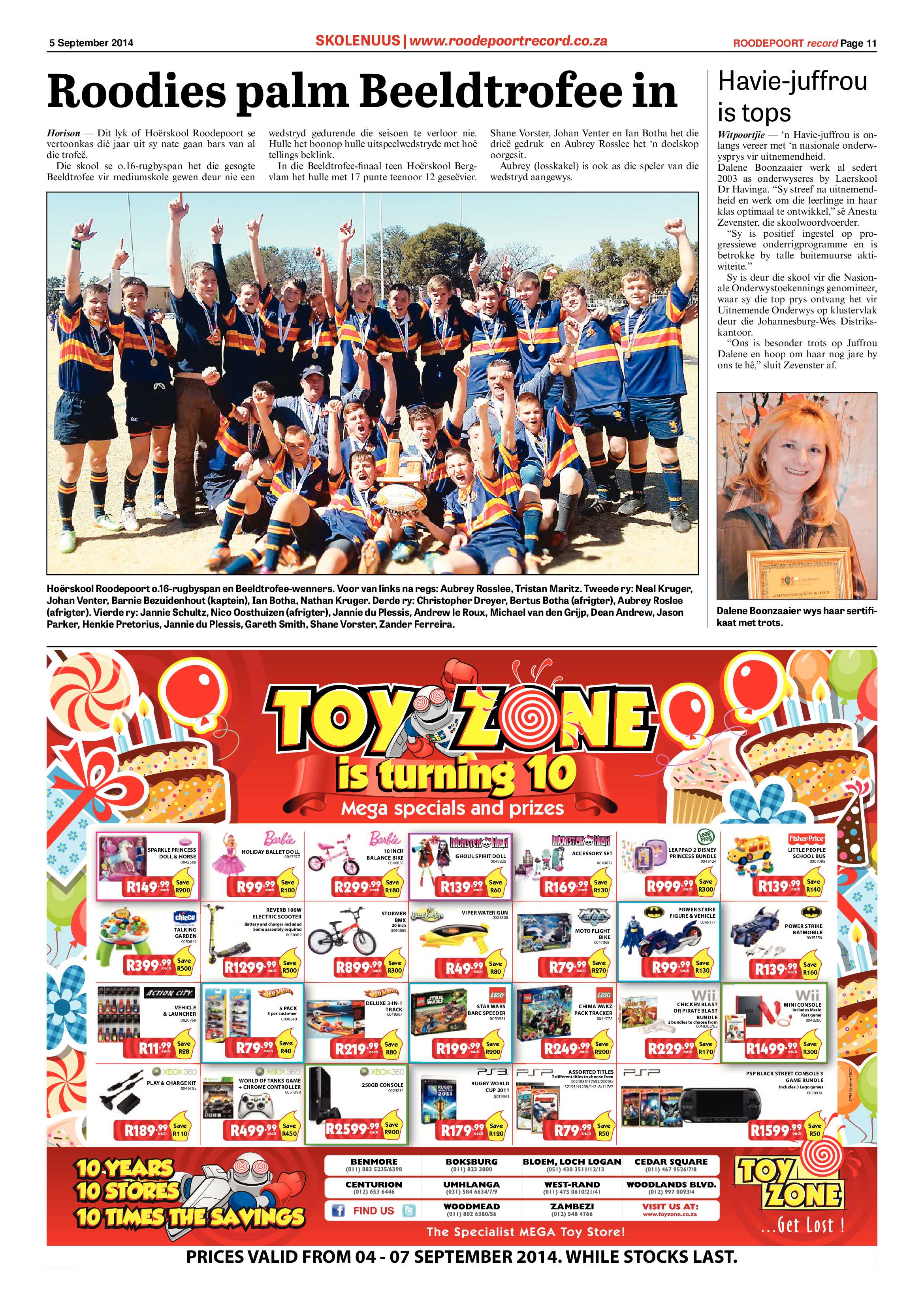 Roodepoort Record 5 September 2014 page 11