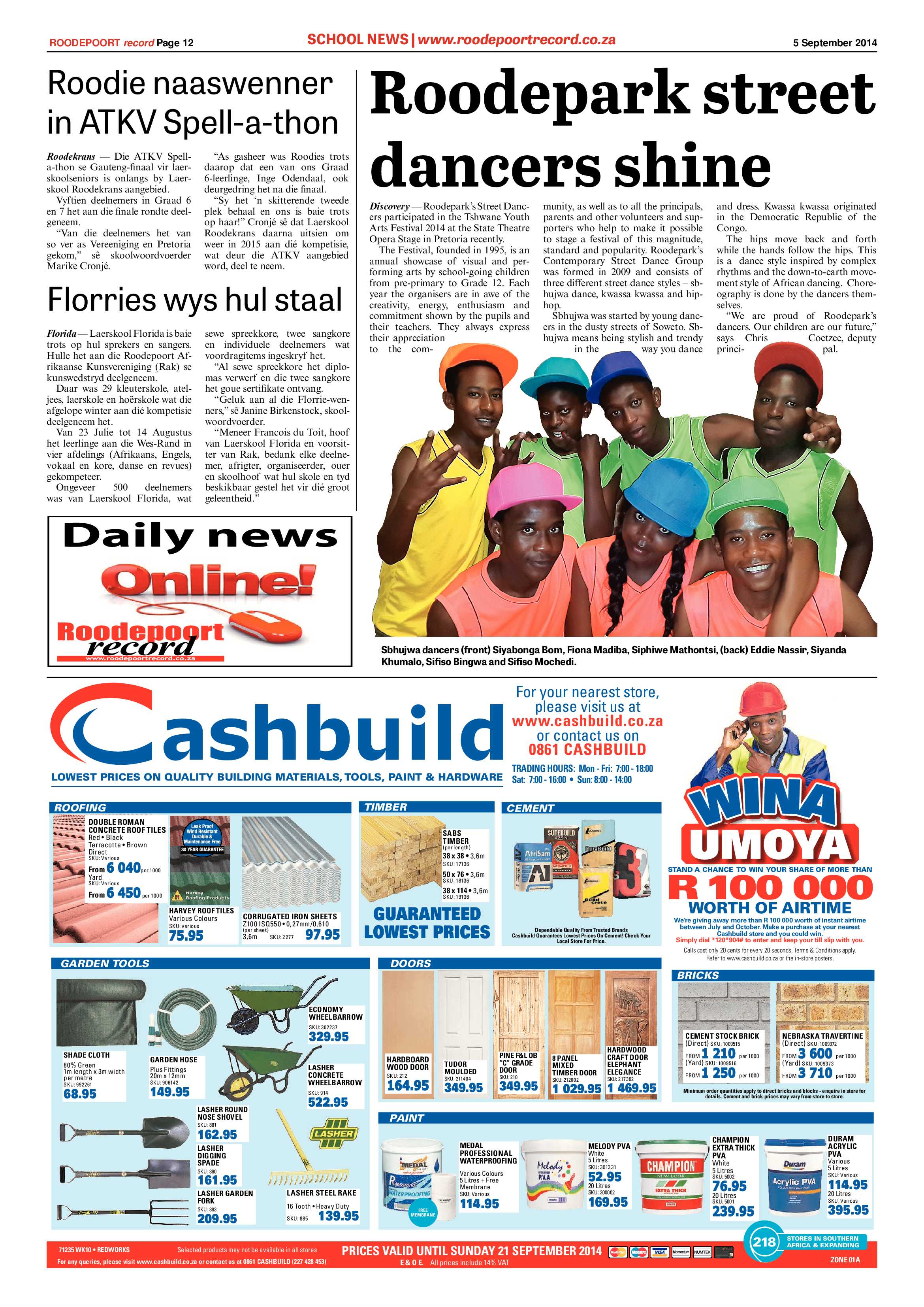 Roodepoort Record 5 September 2014 page 12