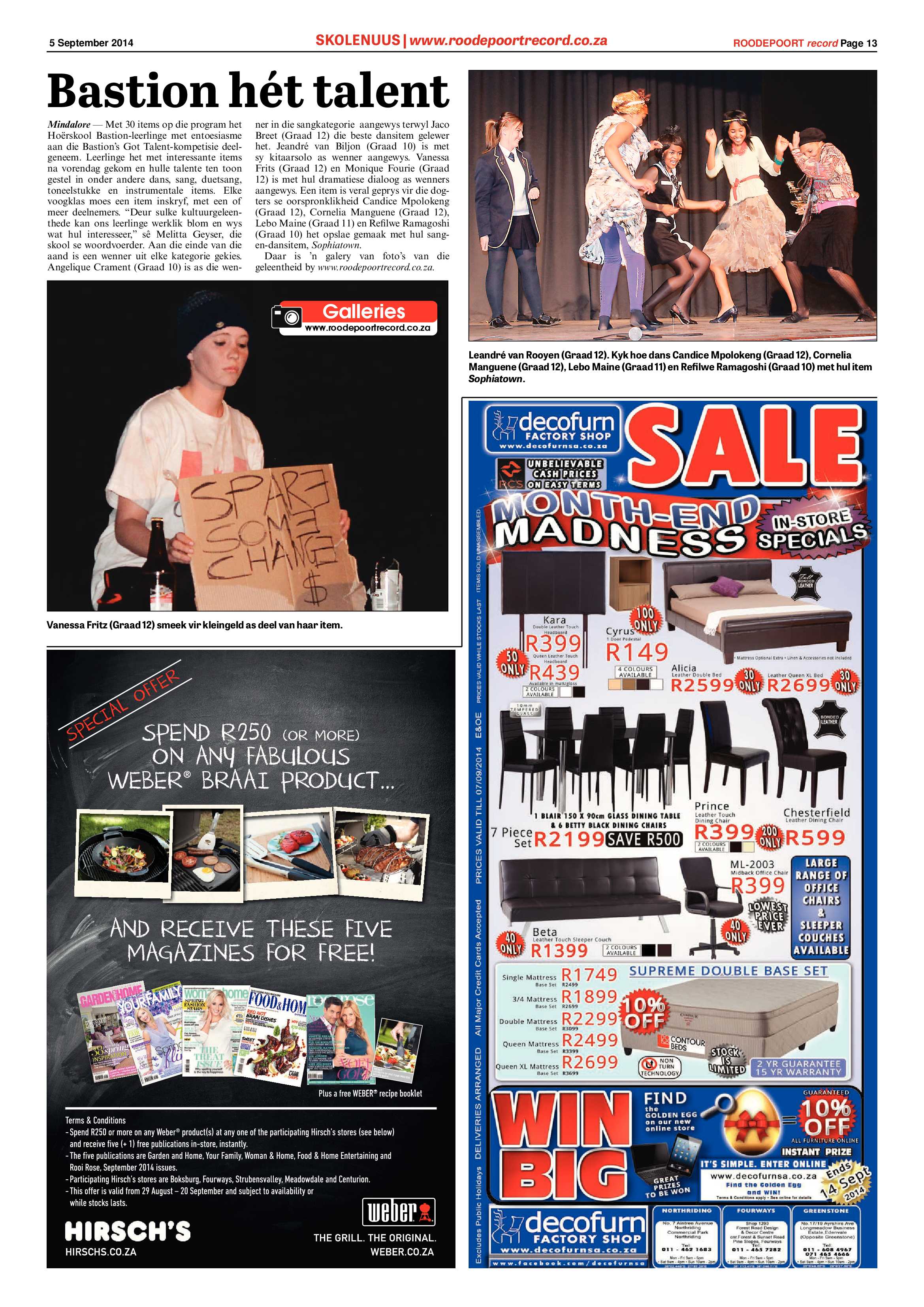 Roodepoort Record 5 September 2014 page 13