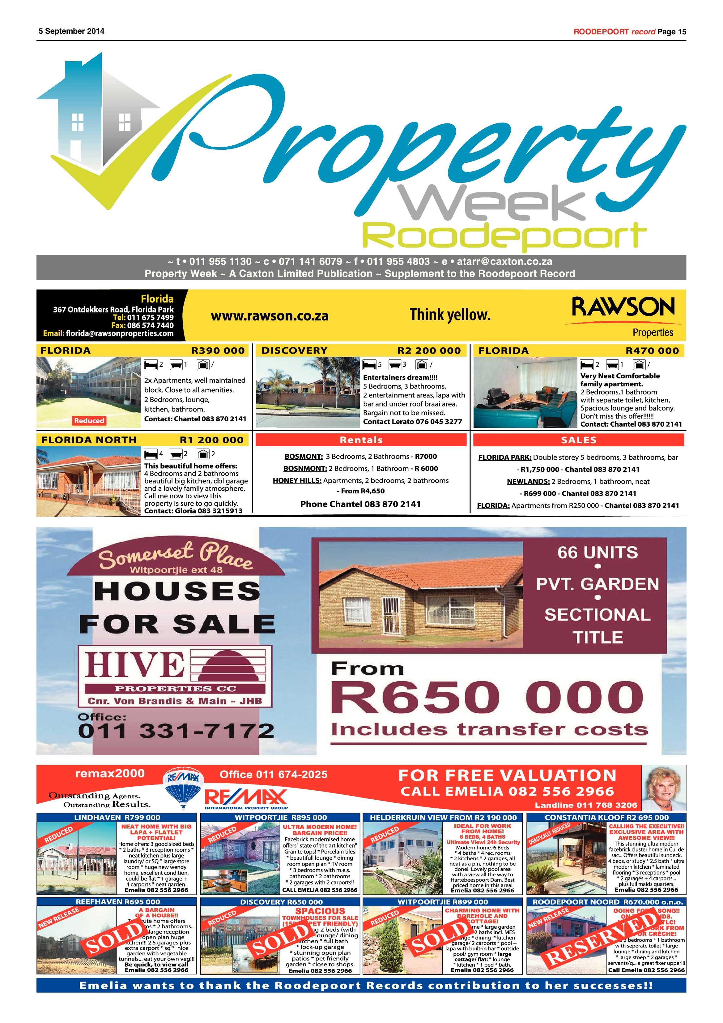 Roodepoort Record 5 September 2014 page 15