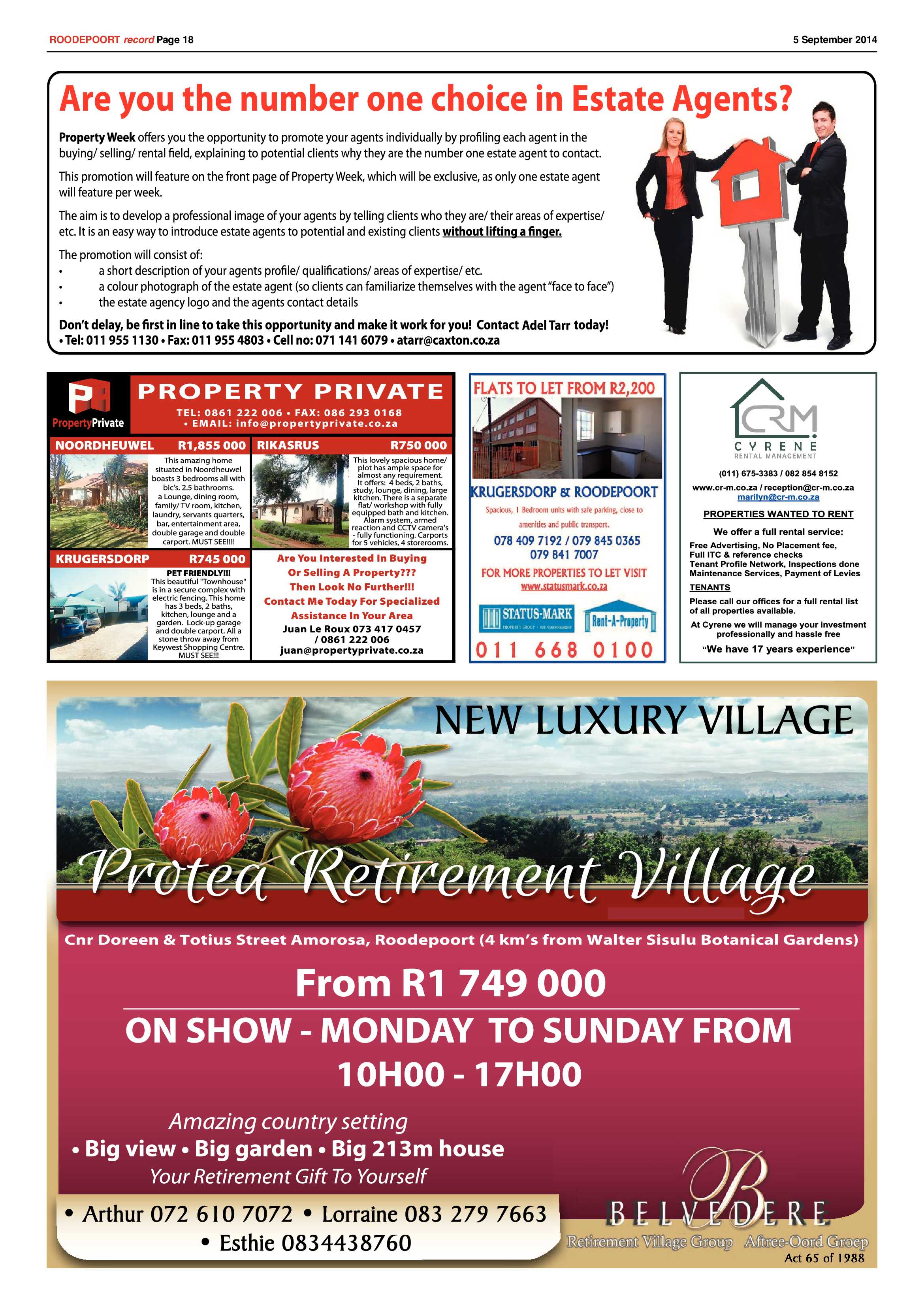 Roodepoort Record 5 September 2014 page 18