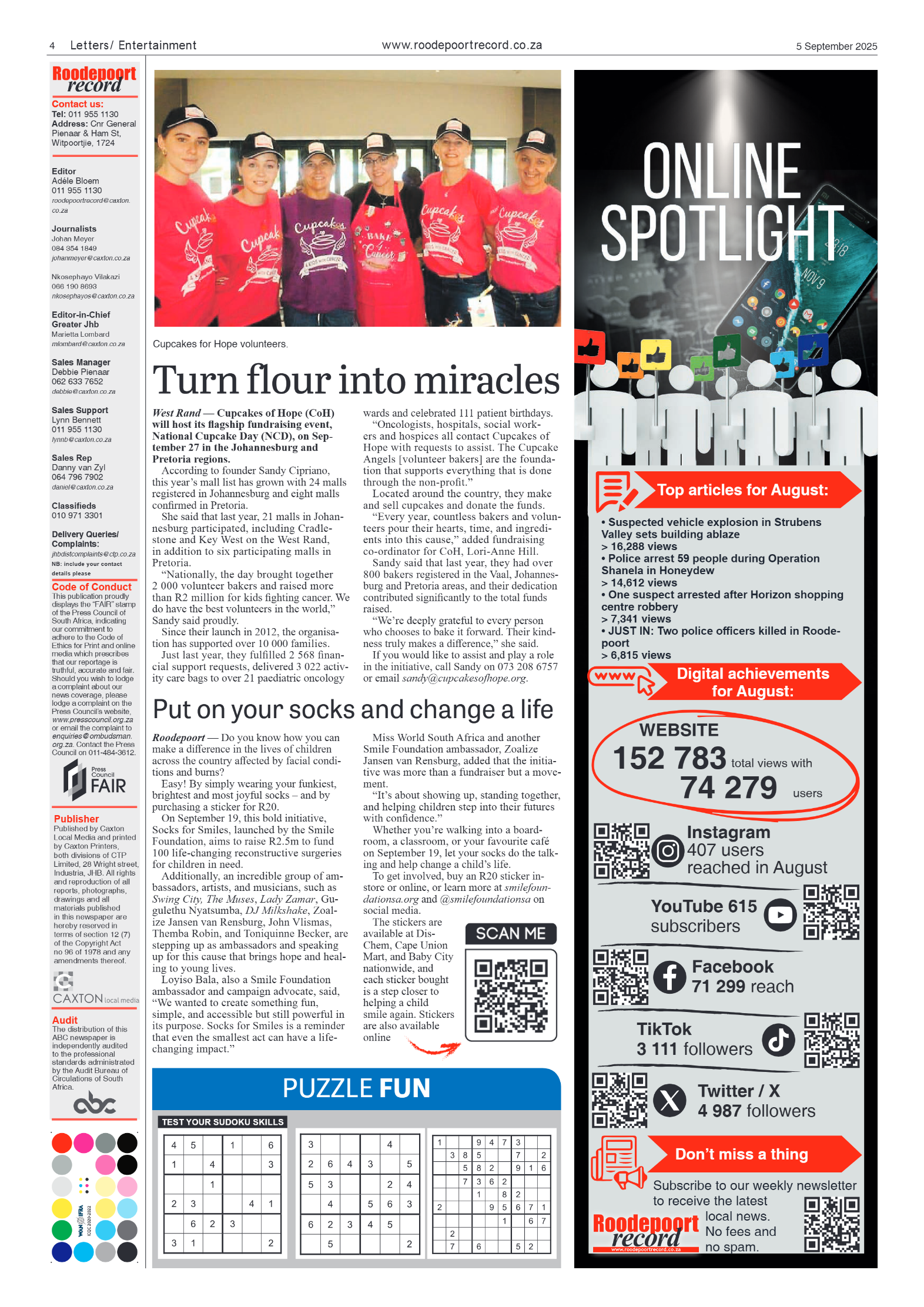 Roodepoort Record 5 September 2025 page 4