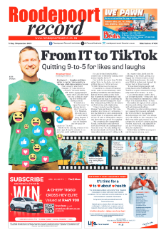 Roodepoort Record 5 September 2025
