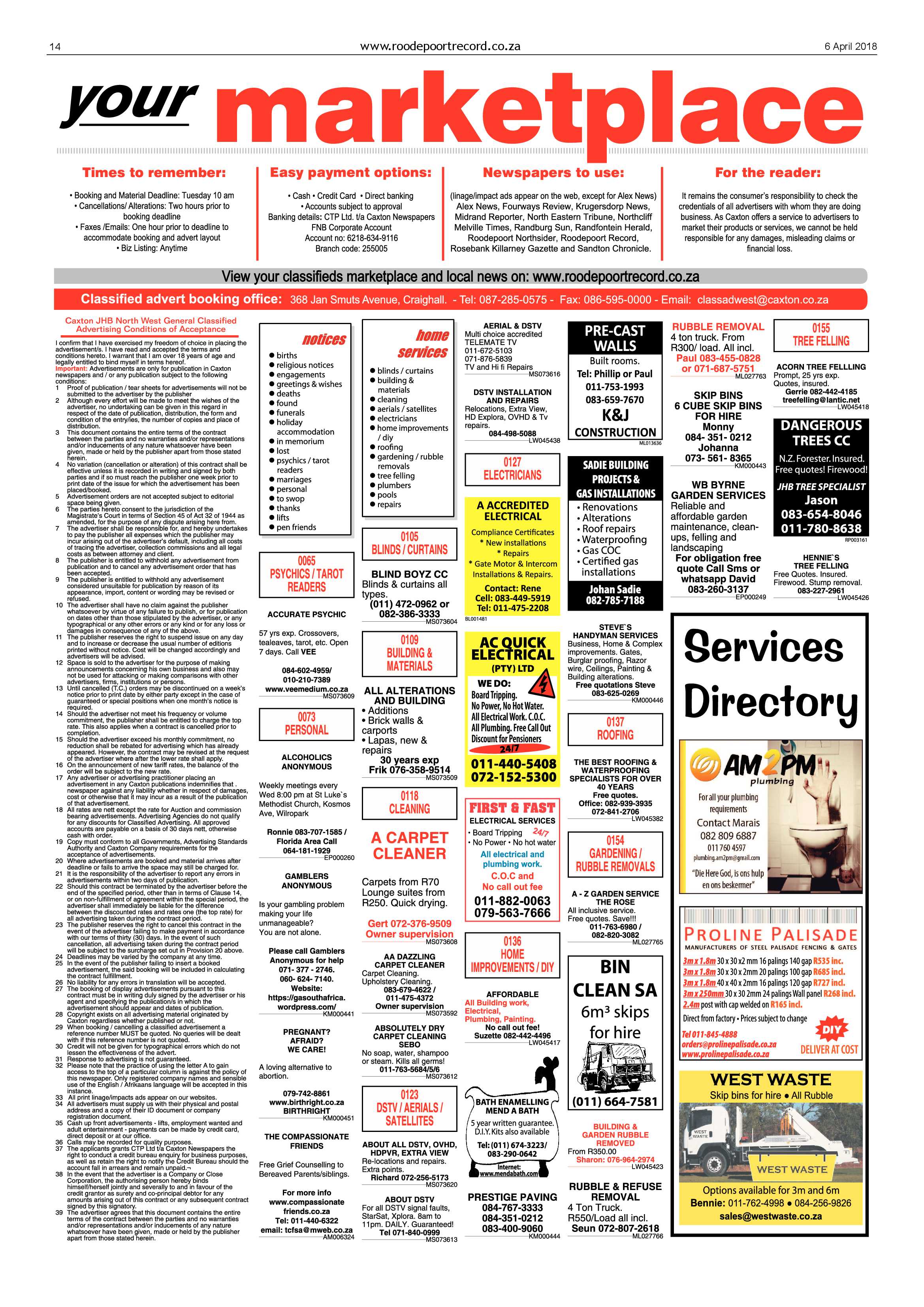 Roodepoort Record 6 April 2018 page 14