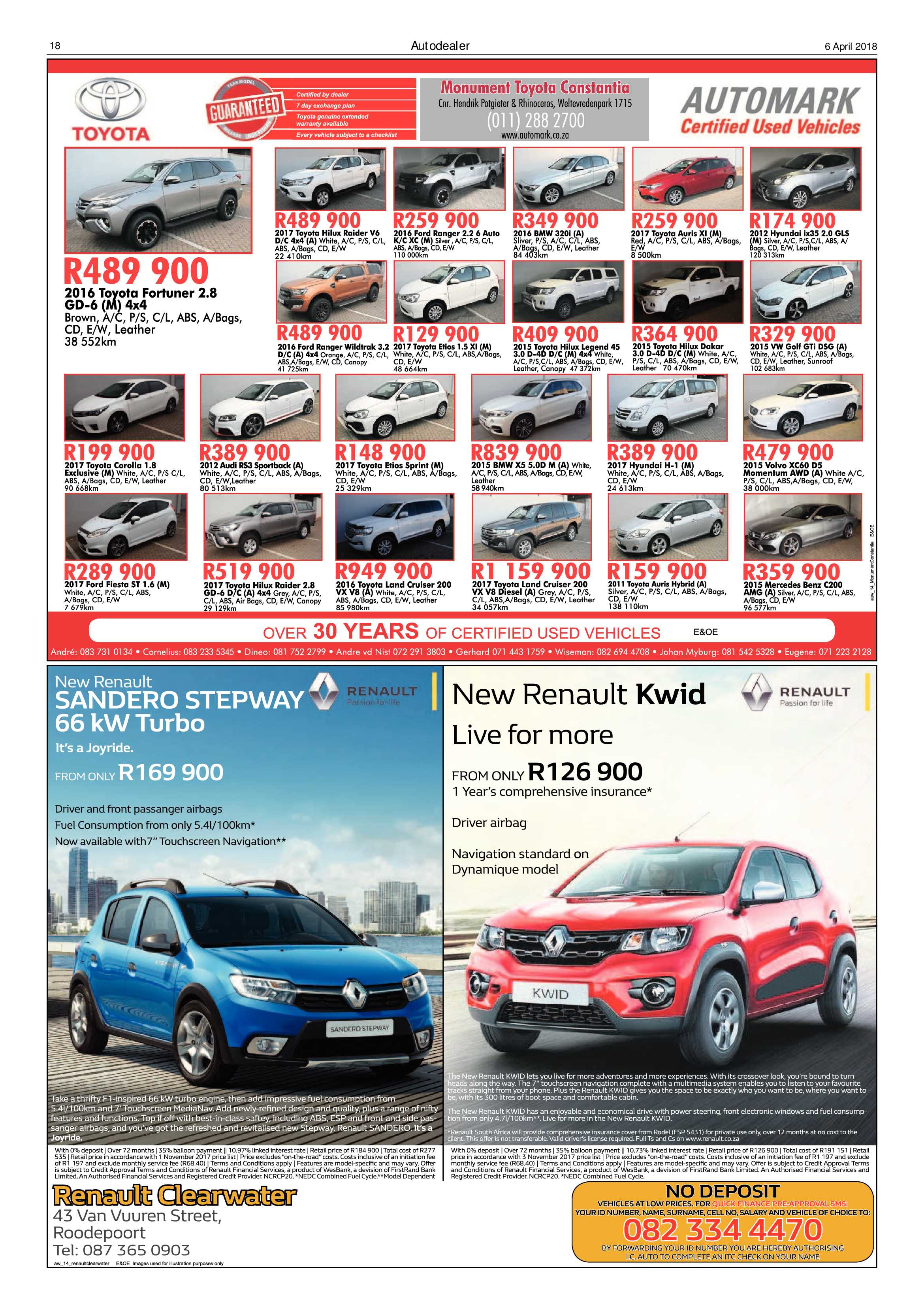 Roodepoort Record 6 April 2018 page 18