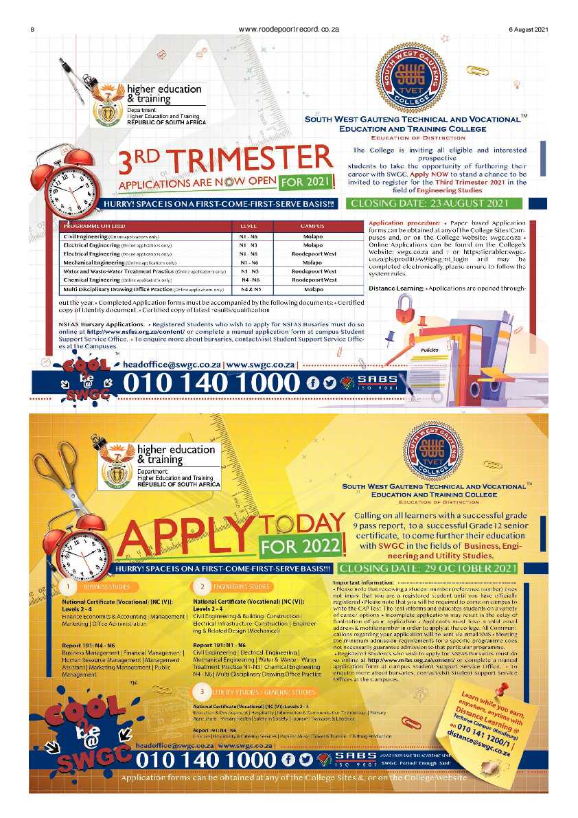 Roodepoort Record 6 August 2021 page 8