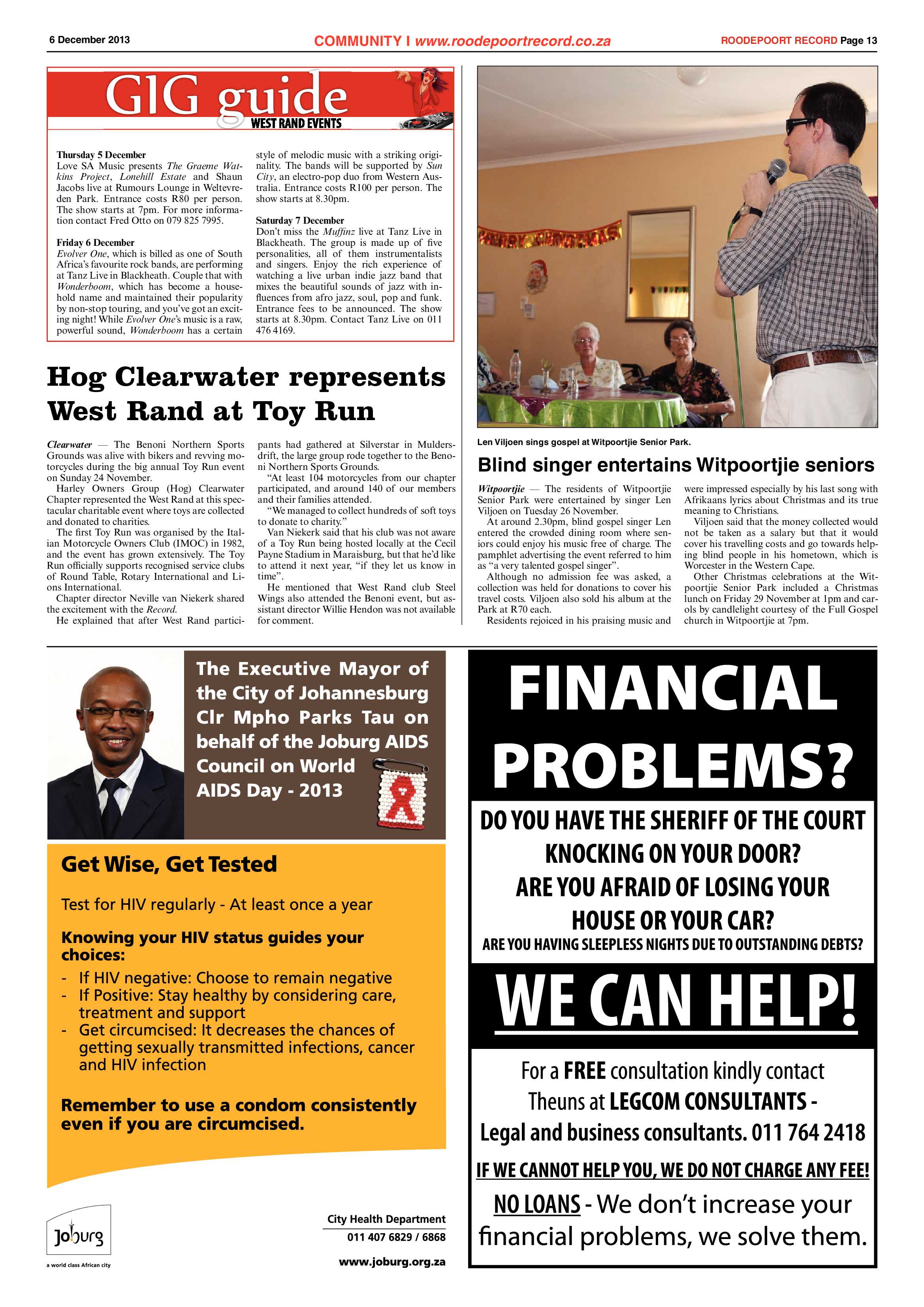 Roodepoort Record 6 December 2013 page 13