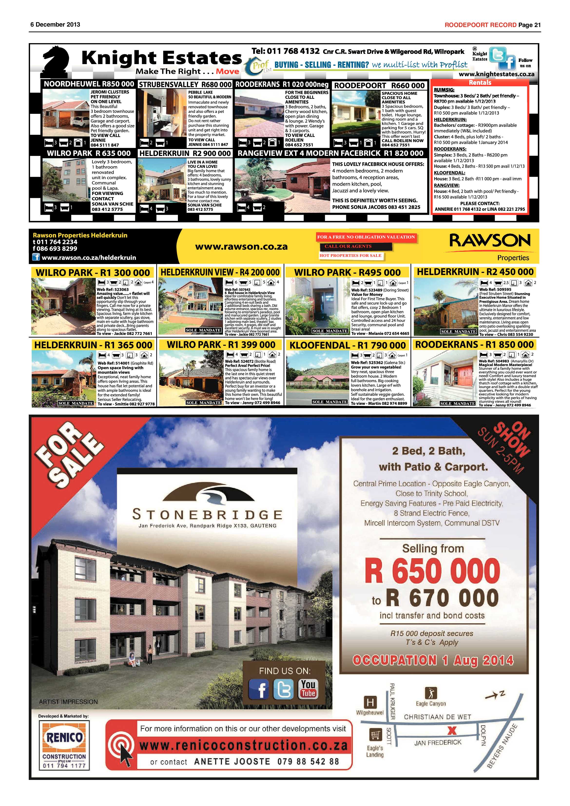 Roodepoort Record 6 December 2013 page 20
