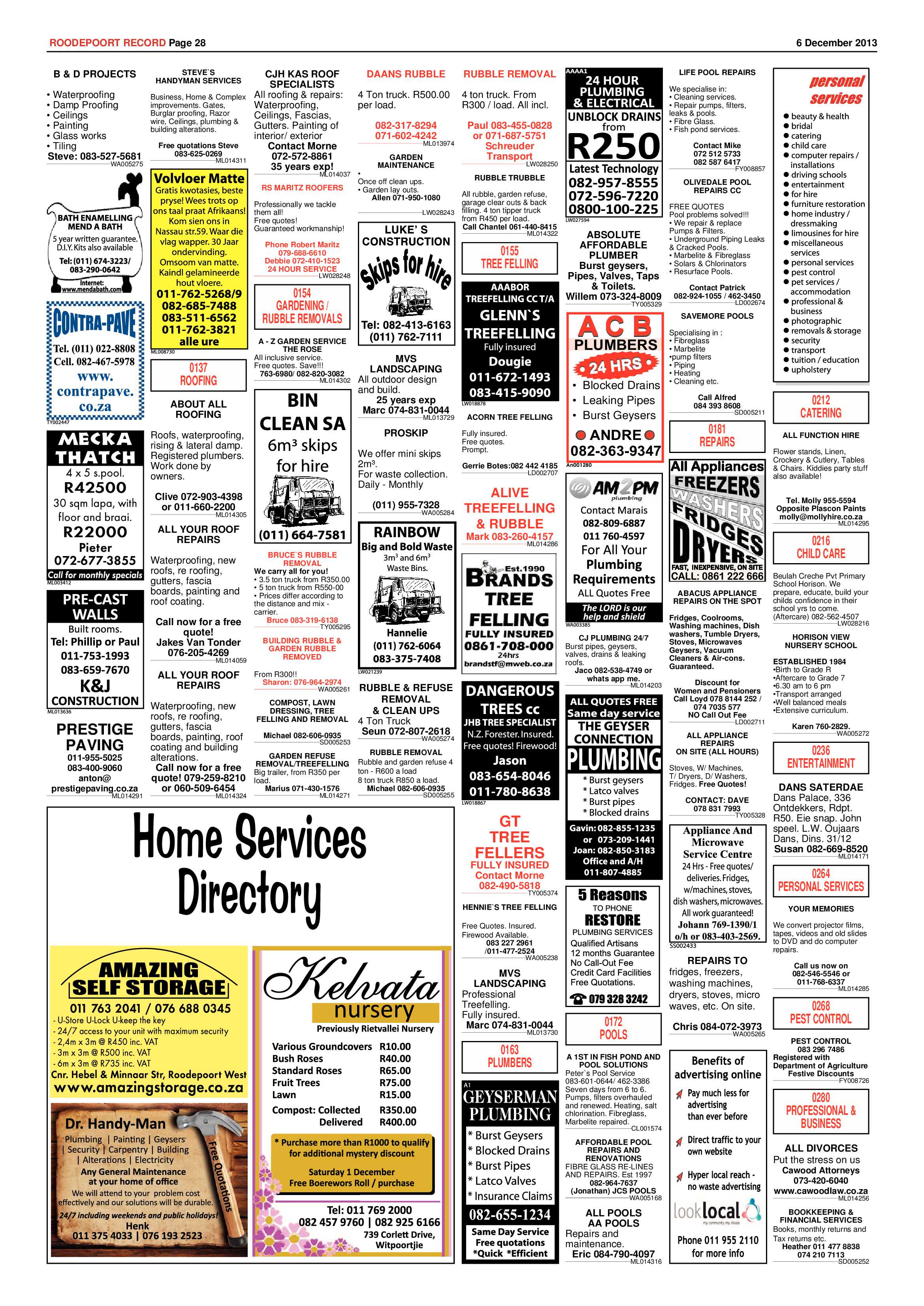 Roodepoort Record 6 December 2013 page 27