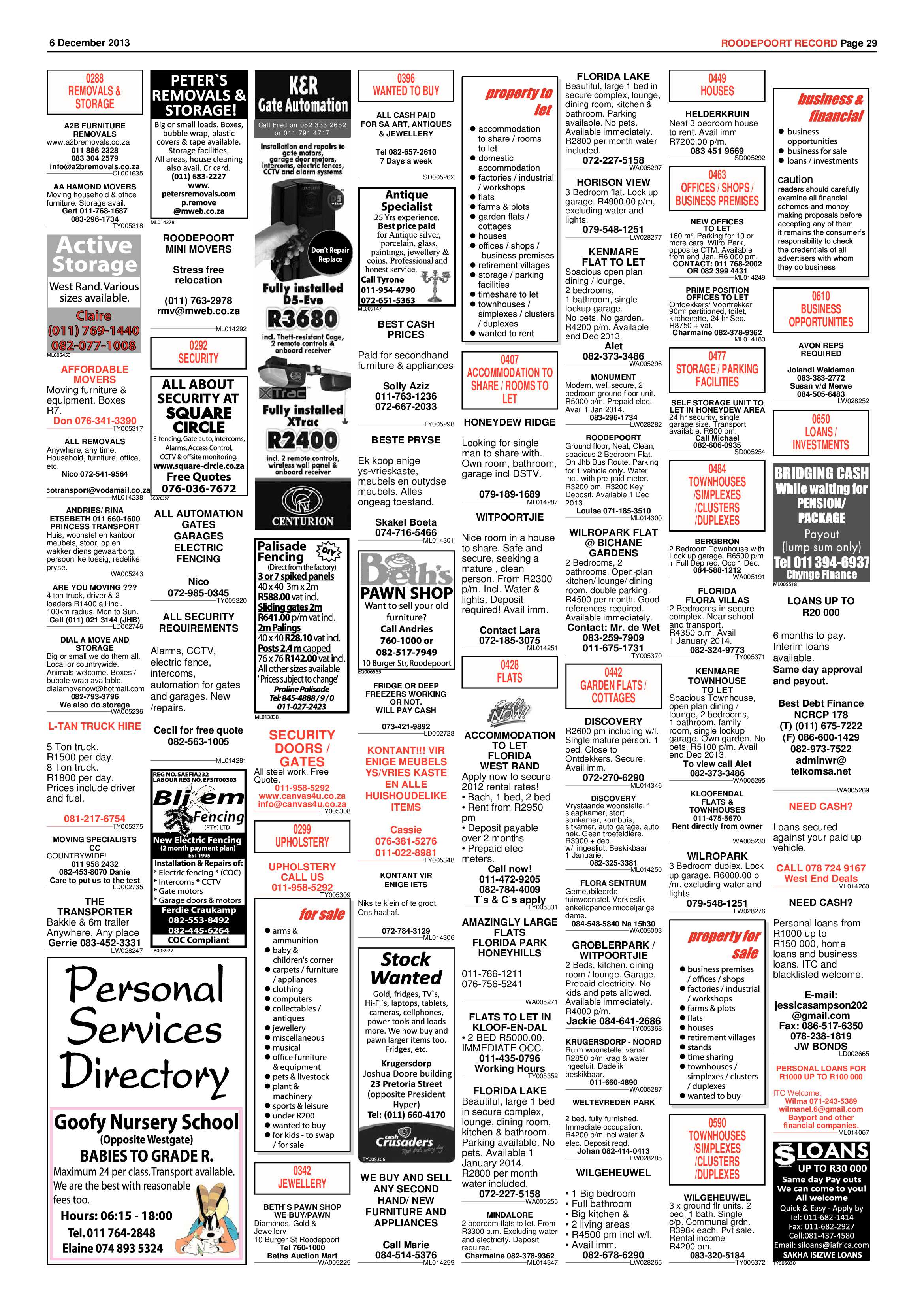 Roodepoort Record 6 December 2013 page 28