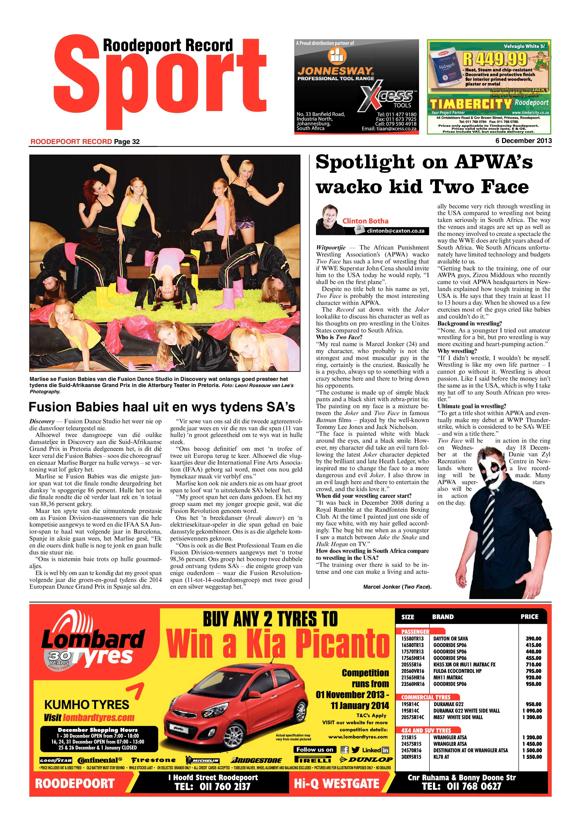 Roodepoort Record 6 December 2013 page 31