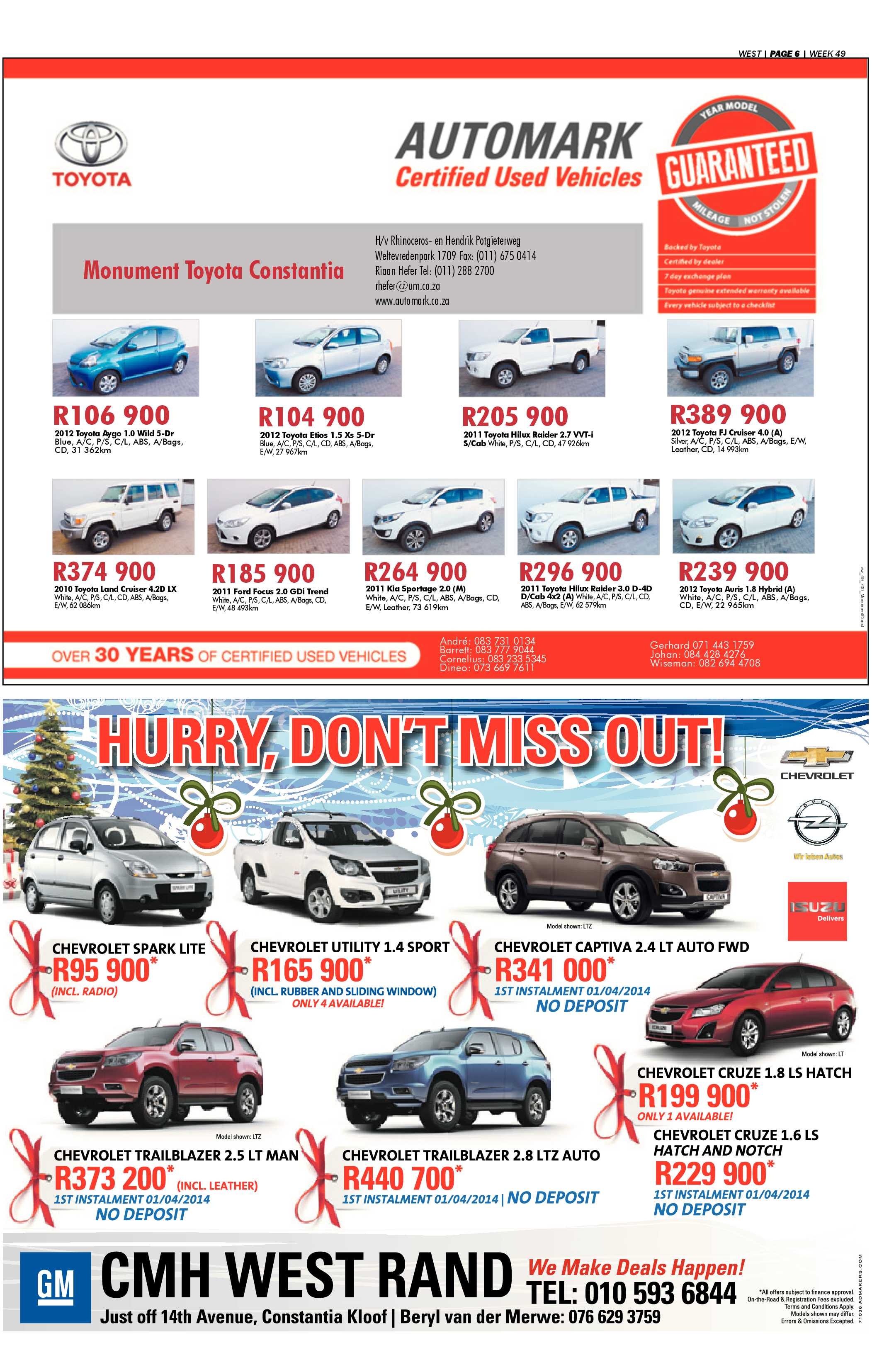 Roodepoort Record 6 December 2013 page 37