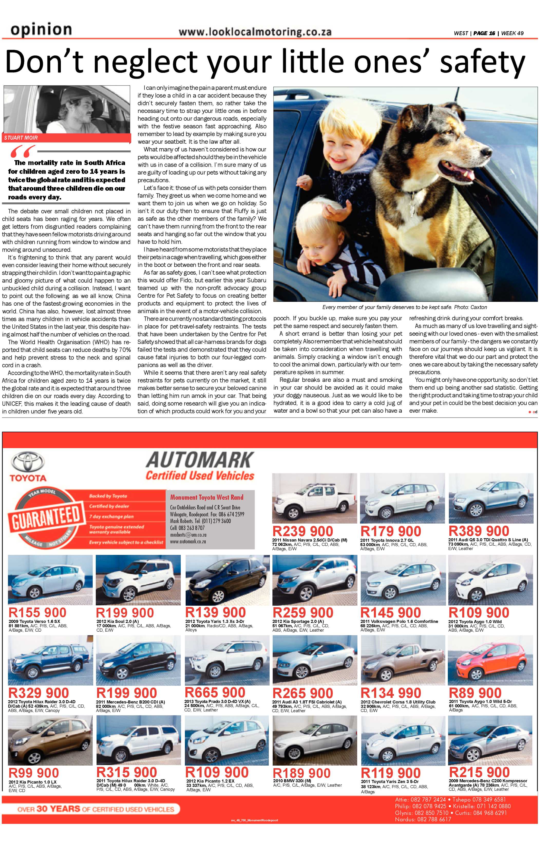 Roodepoort Record 6 December 2013 page 47