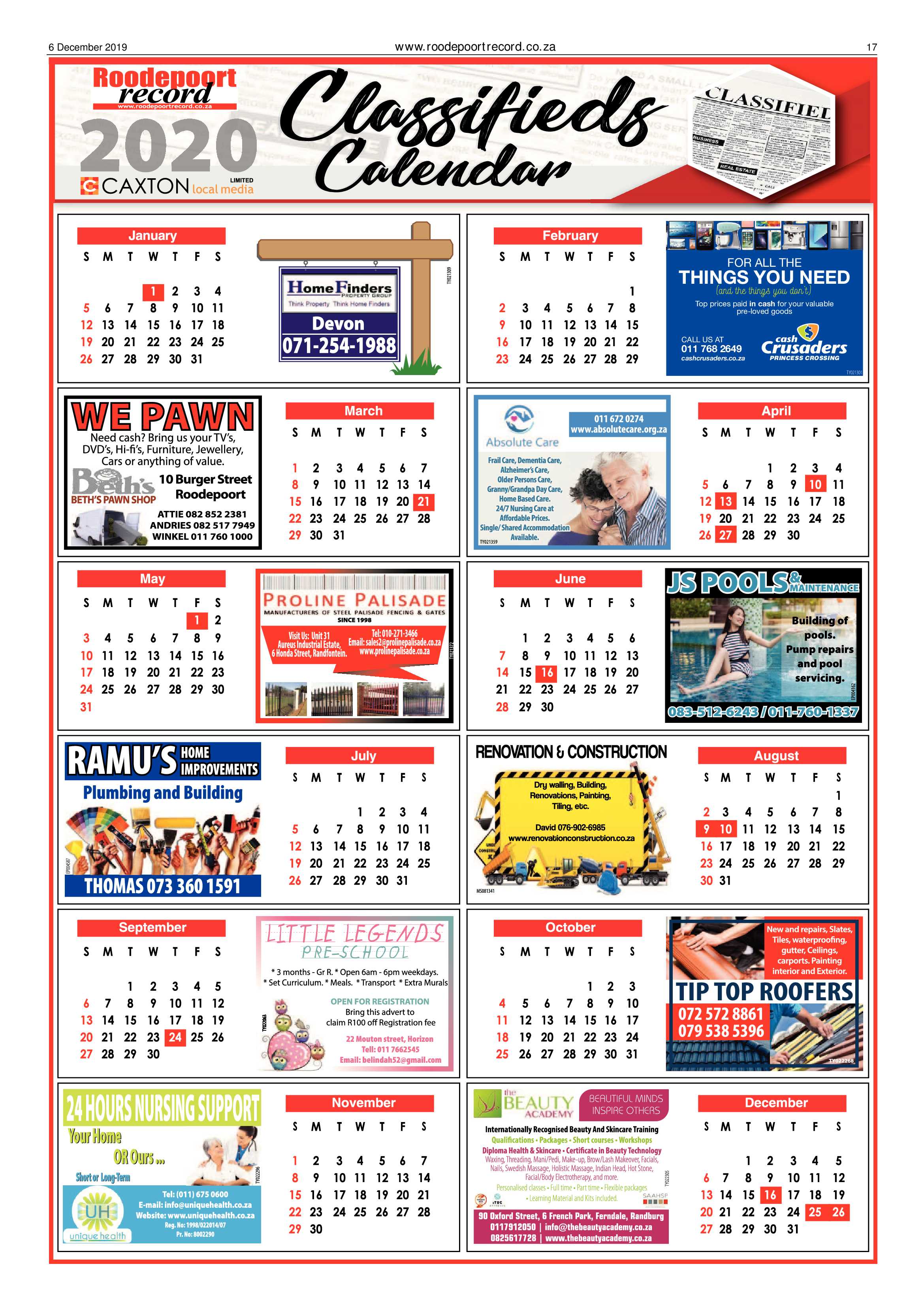 Roodepoort Record 6 December 2019 page 17