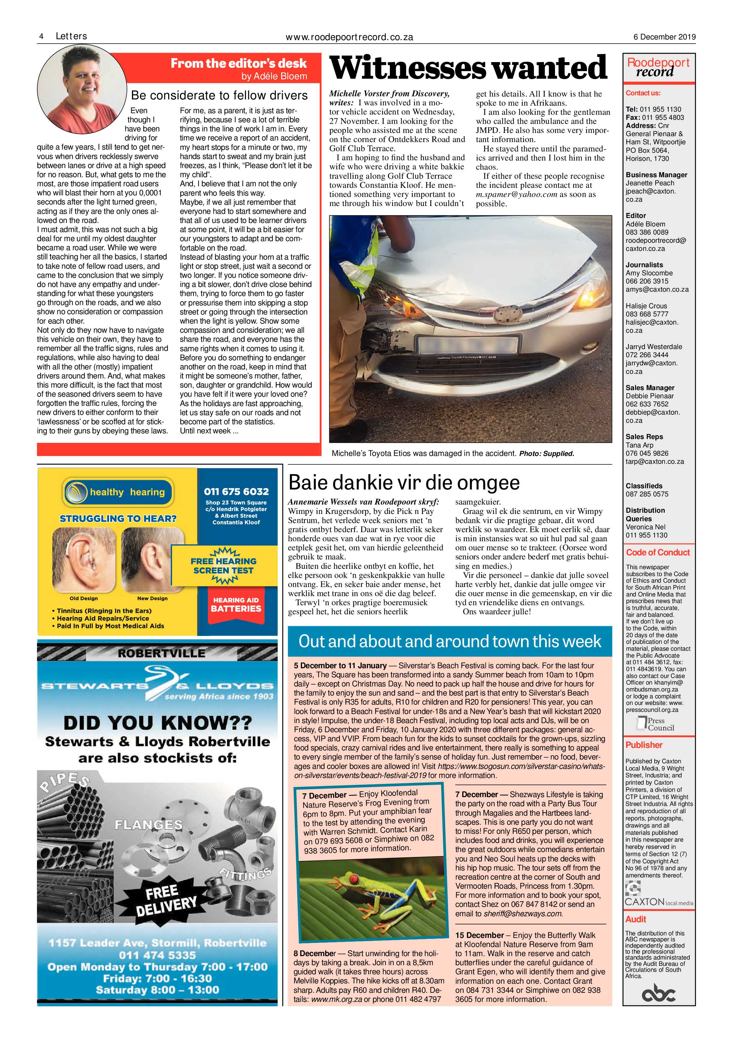 Roodepoort Record 6 December 2019 page 4