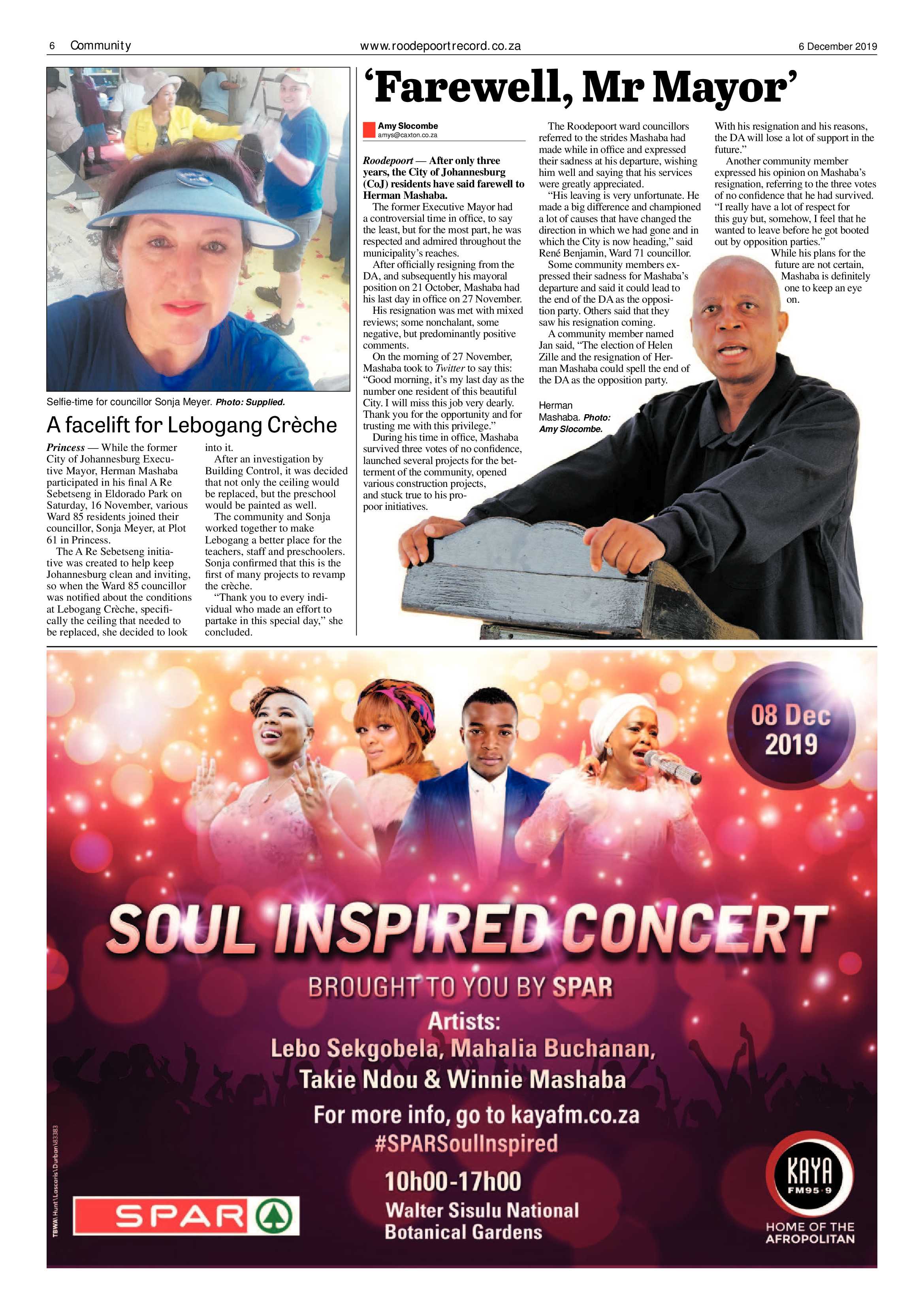 Roodepoort Record 6 December 2019 page 6
