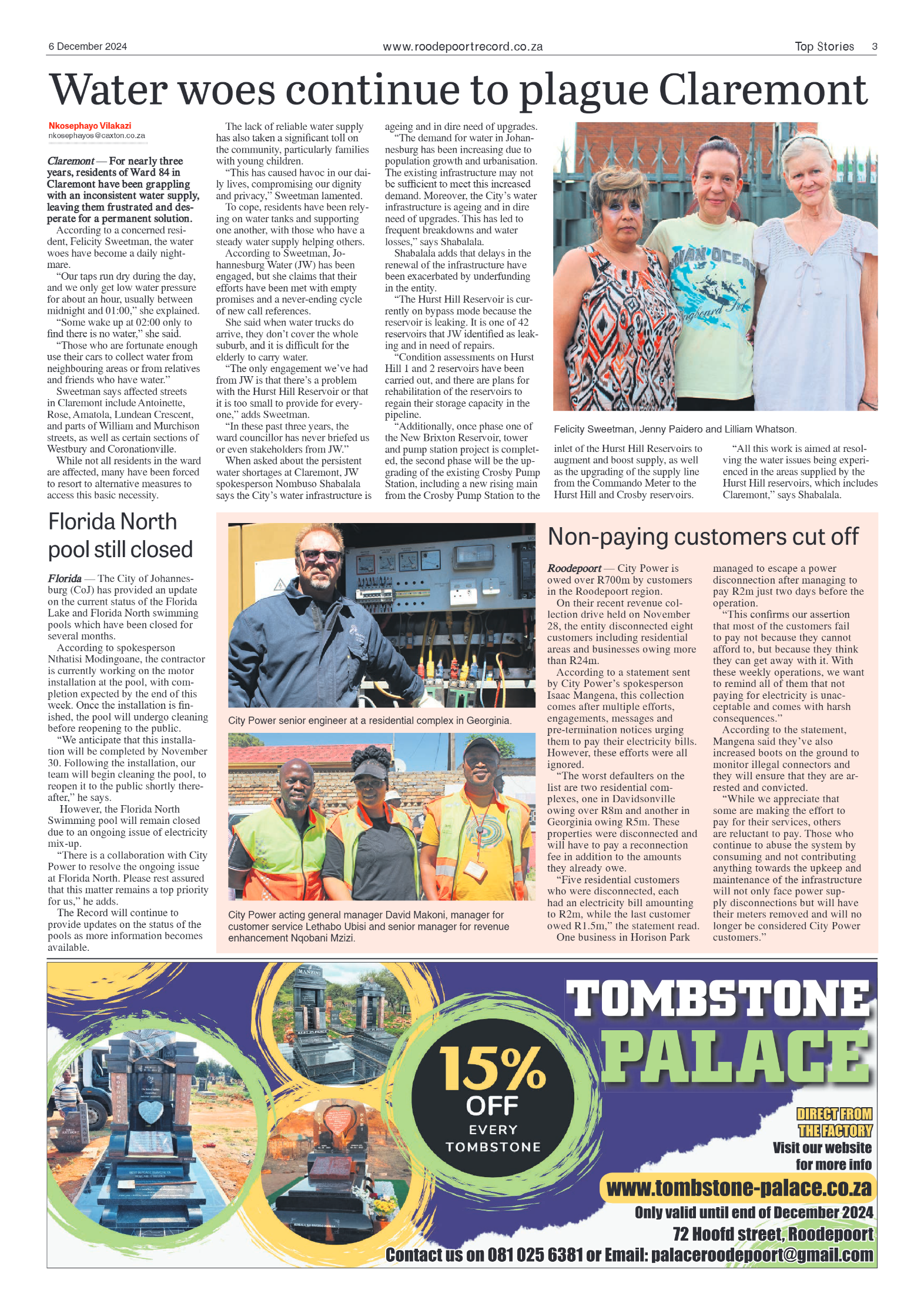 Roodepoort Record 6 December 2024 page 3