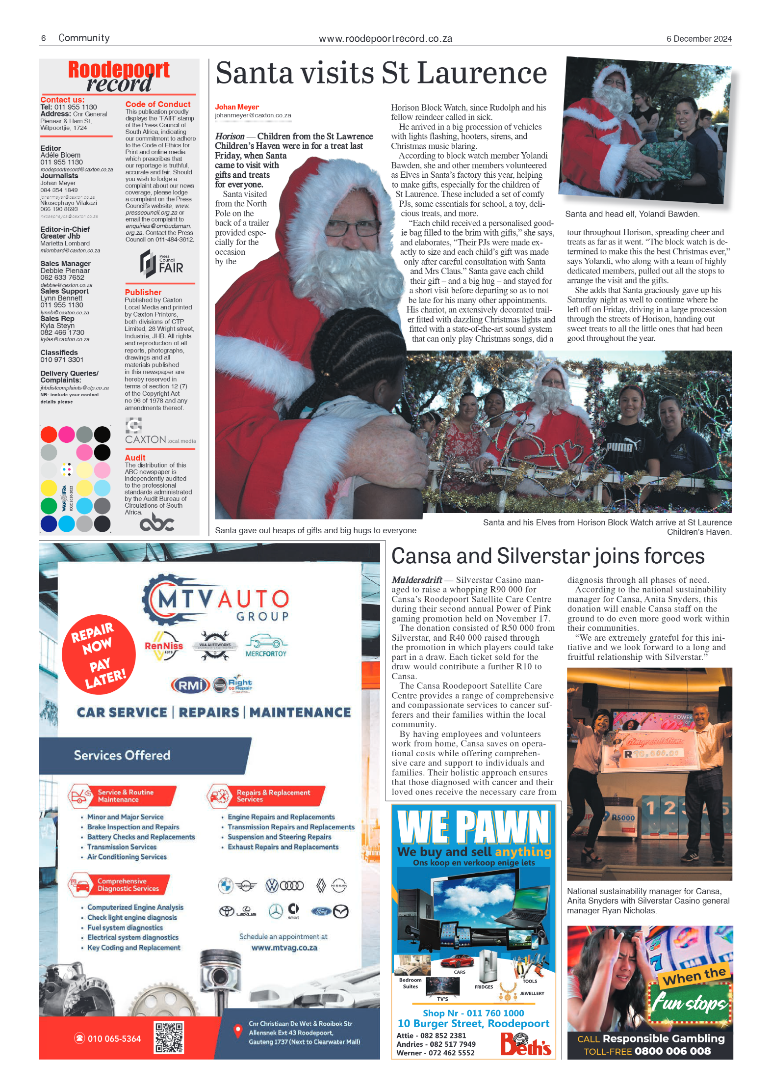 Roodepoort Record 6 December 2024 page 6