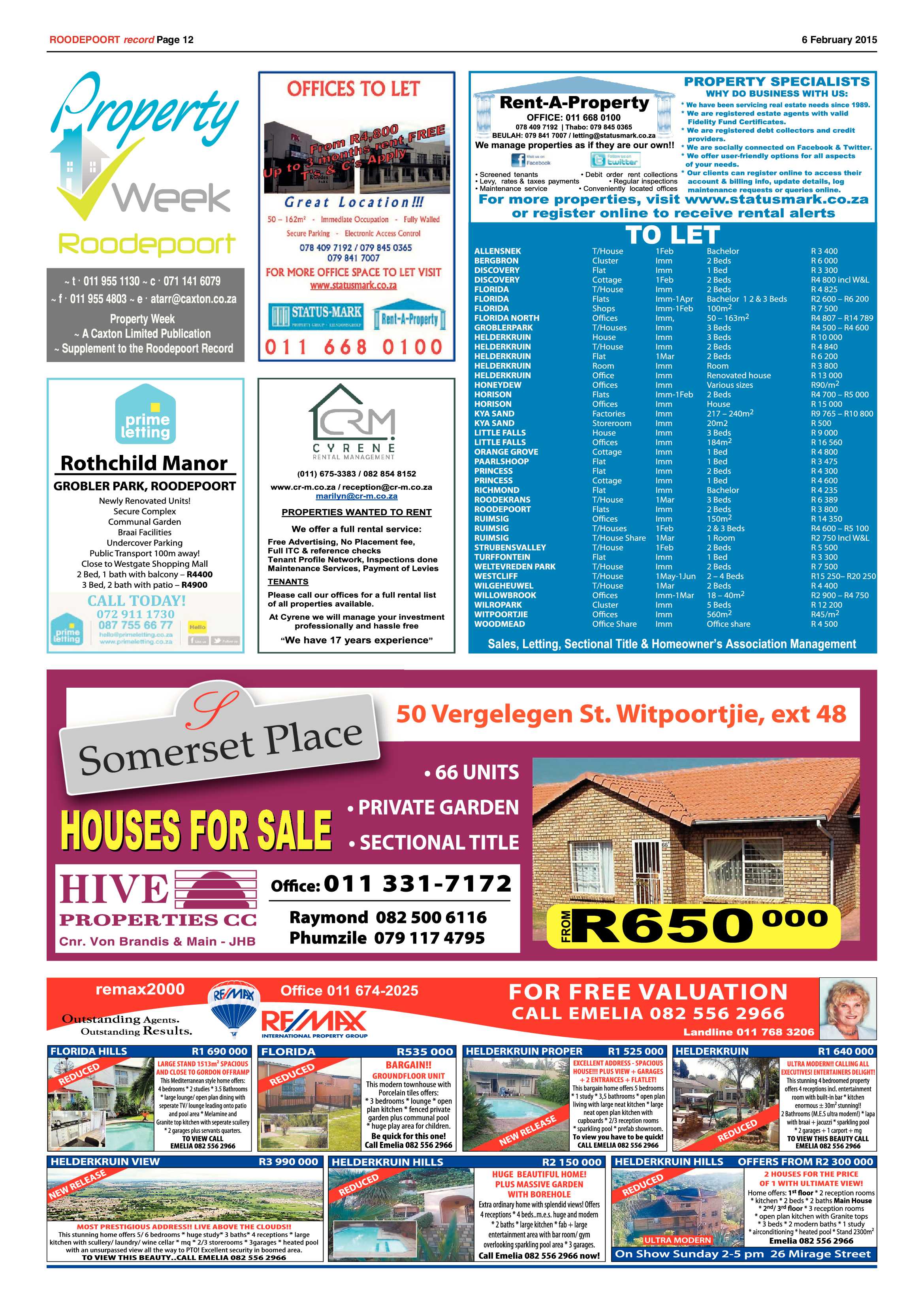 Roodepoort Record 6 February 2015 page 12